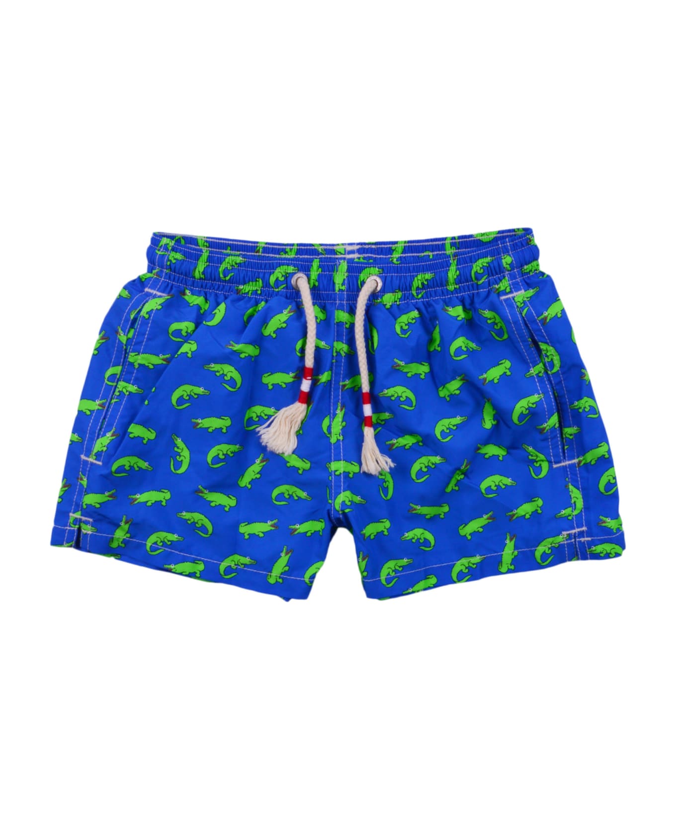 MC2 Saint Barth Shorts Swimsuit With Print - Blue ボトムス