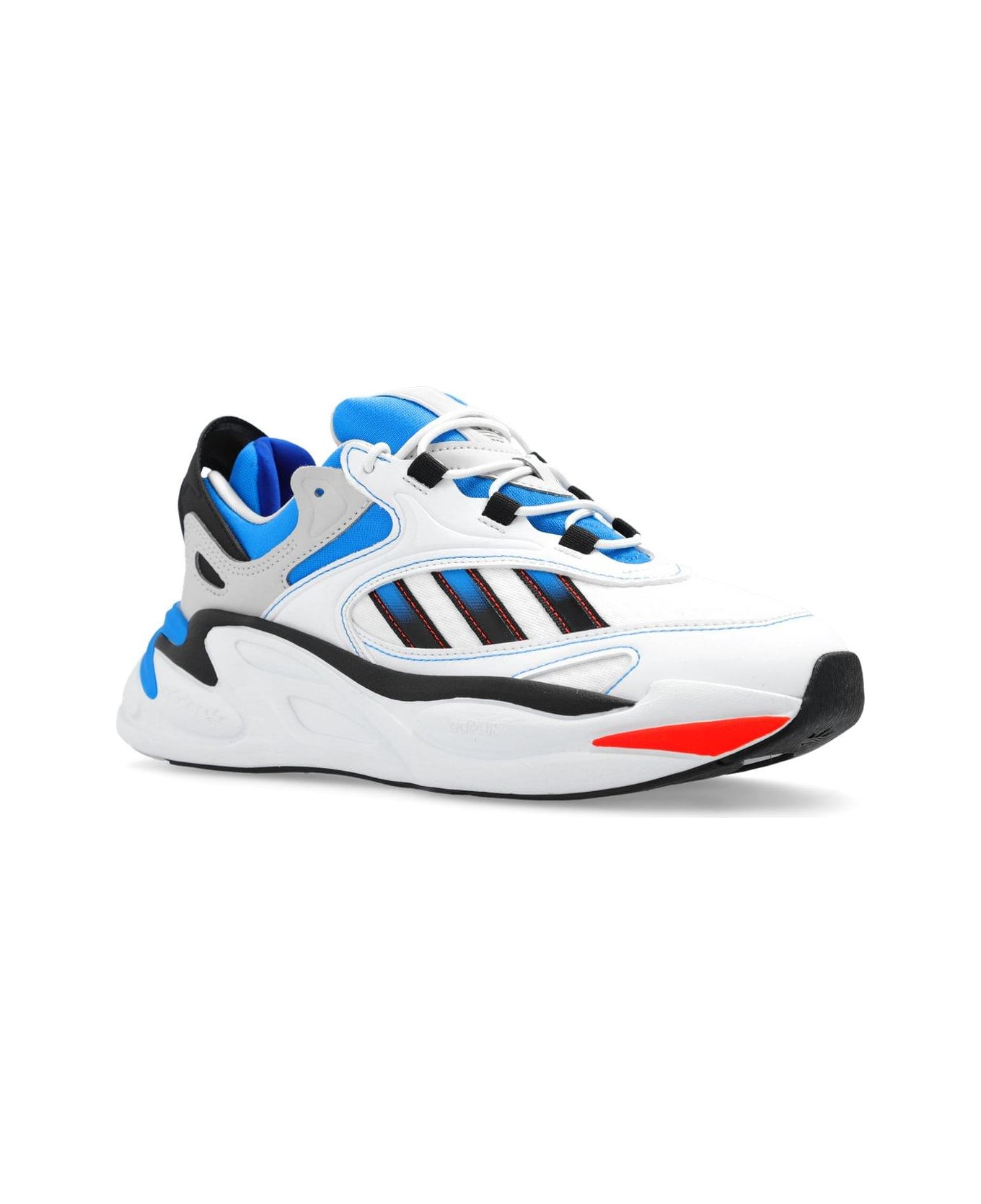 Adidas Ozmorph Lace-up Sneakers - WHITE/BLUE