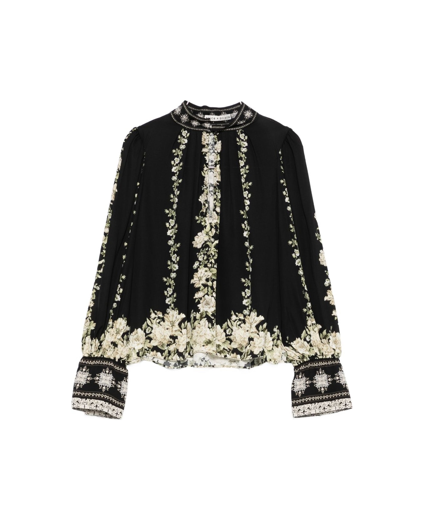 Alice + Olivia Marion Blouse - Black