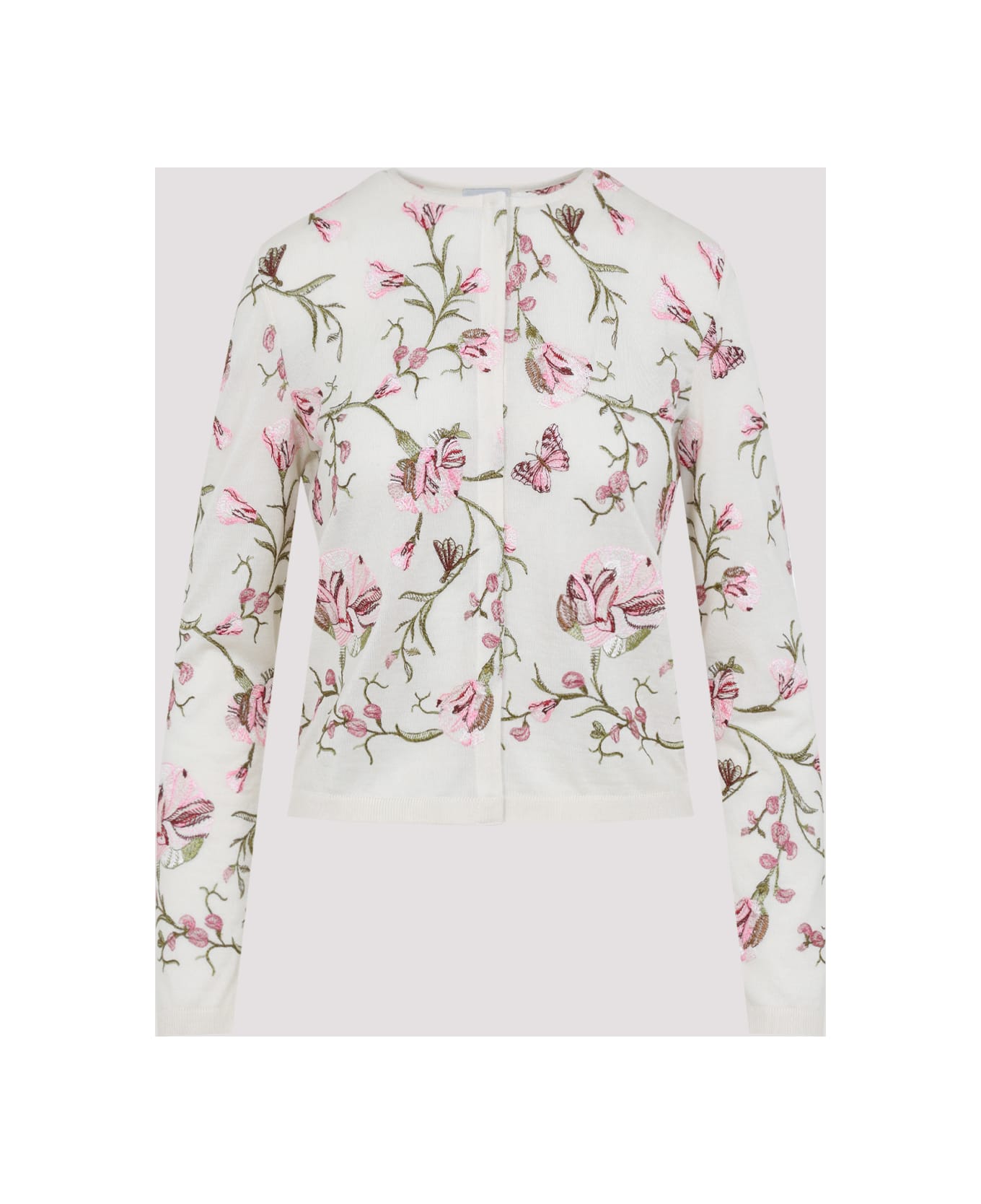 Giambattista Valli Knitted Cashmere Cardigan - Ivory