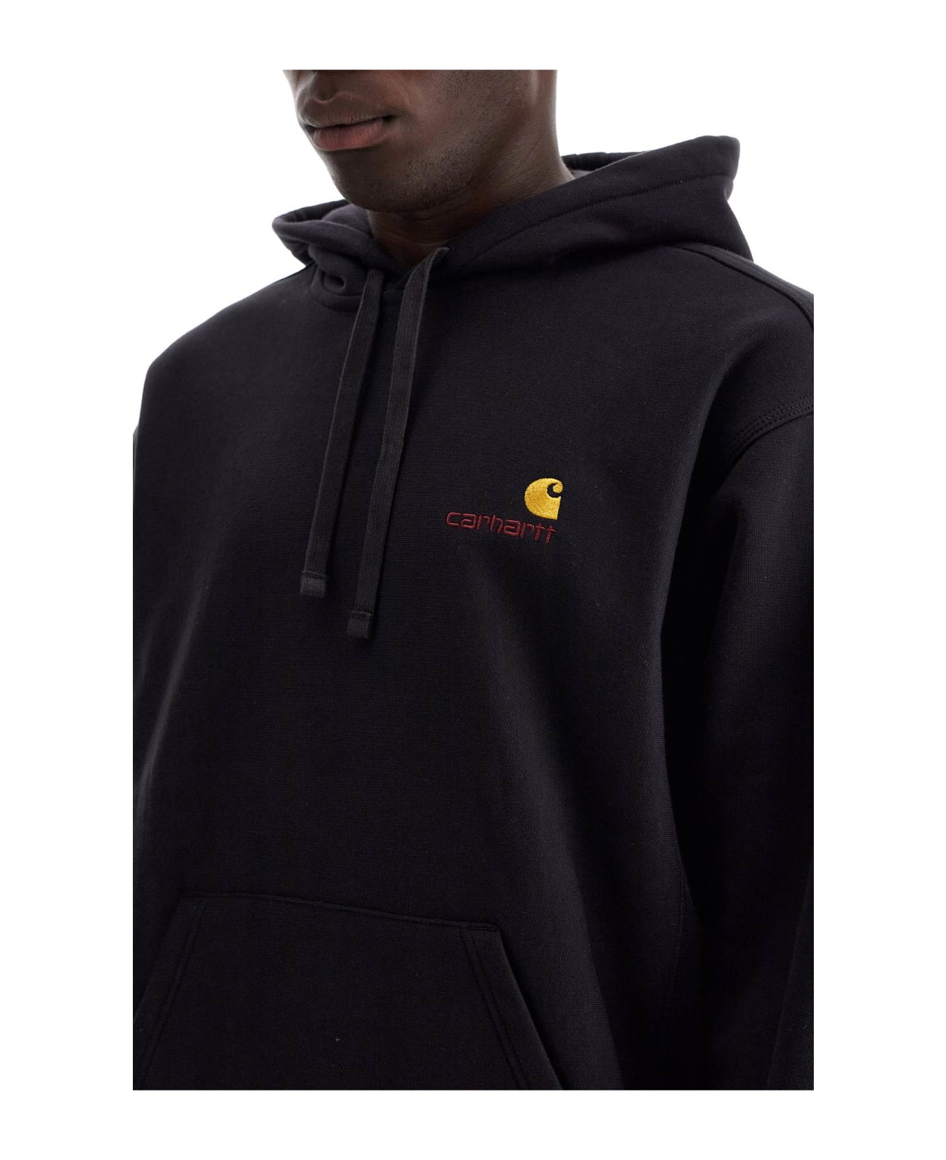 Carhartt Hoodie With Mini Logo - BLACK
