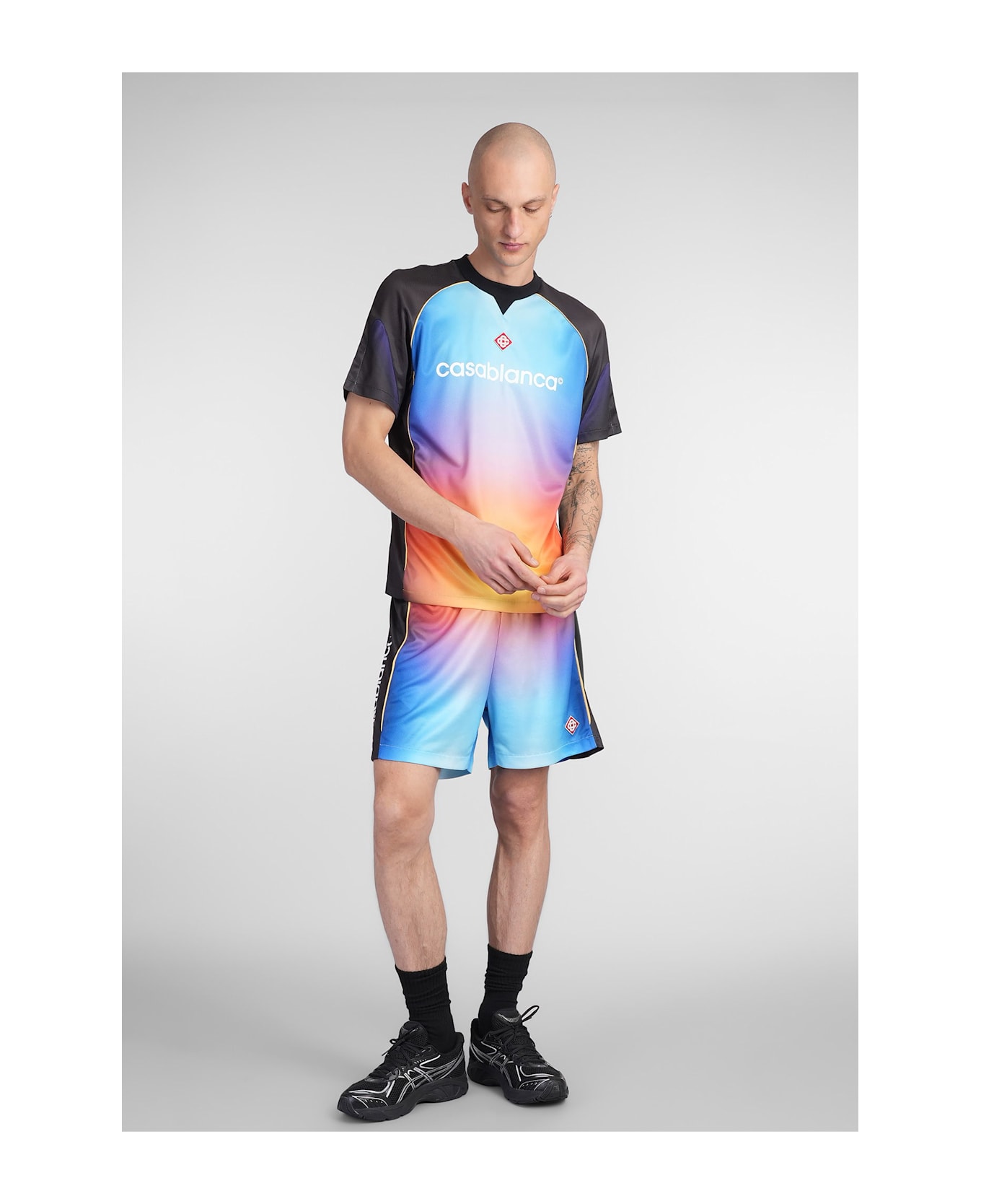 Casablanca T-shirt In Multicolor Polyester - multicolor