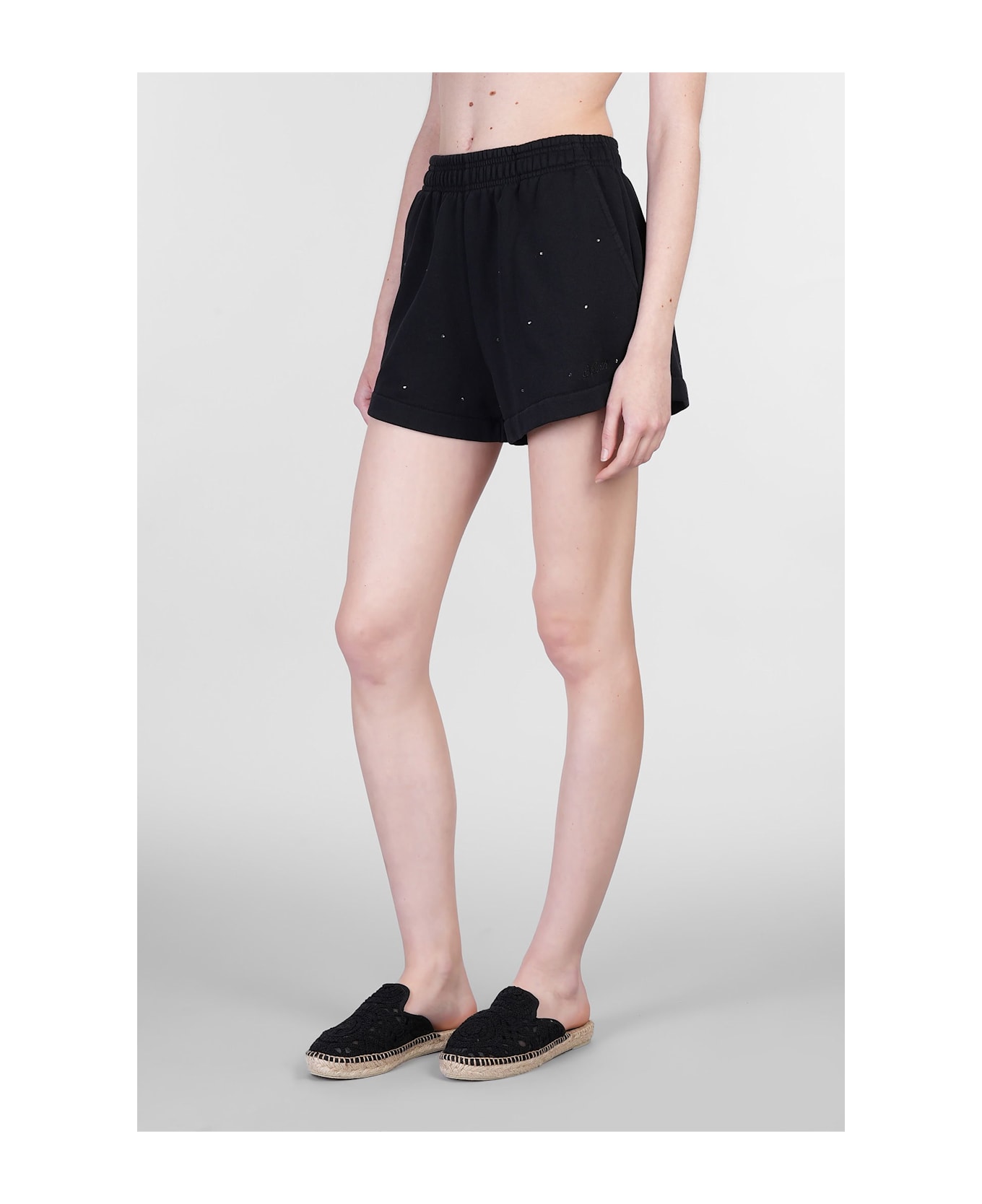 MC2 Saint Barth Cate Shorts In Black Cotton - black