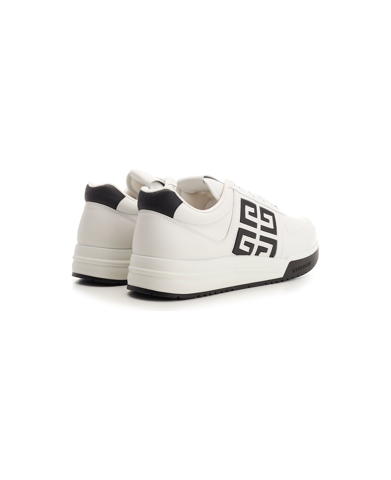 Givenchy White/black 'g4' Sneakers - White