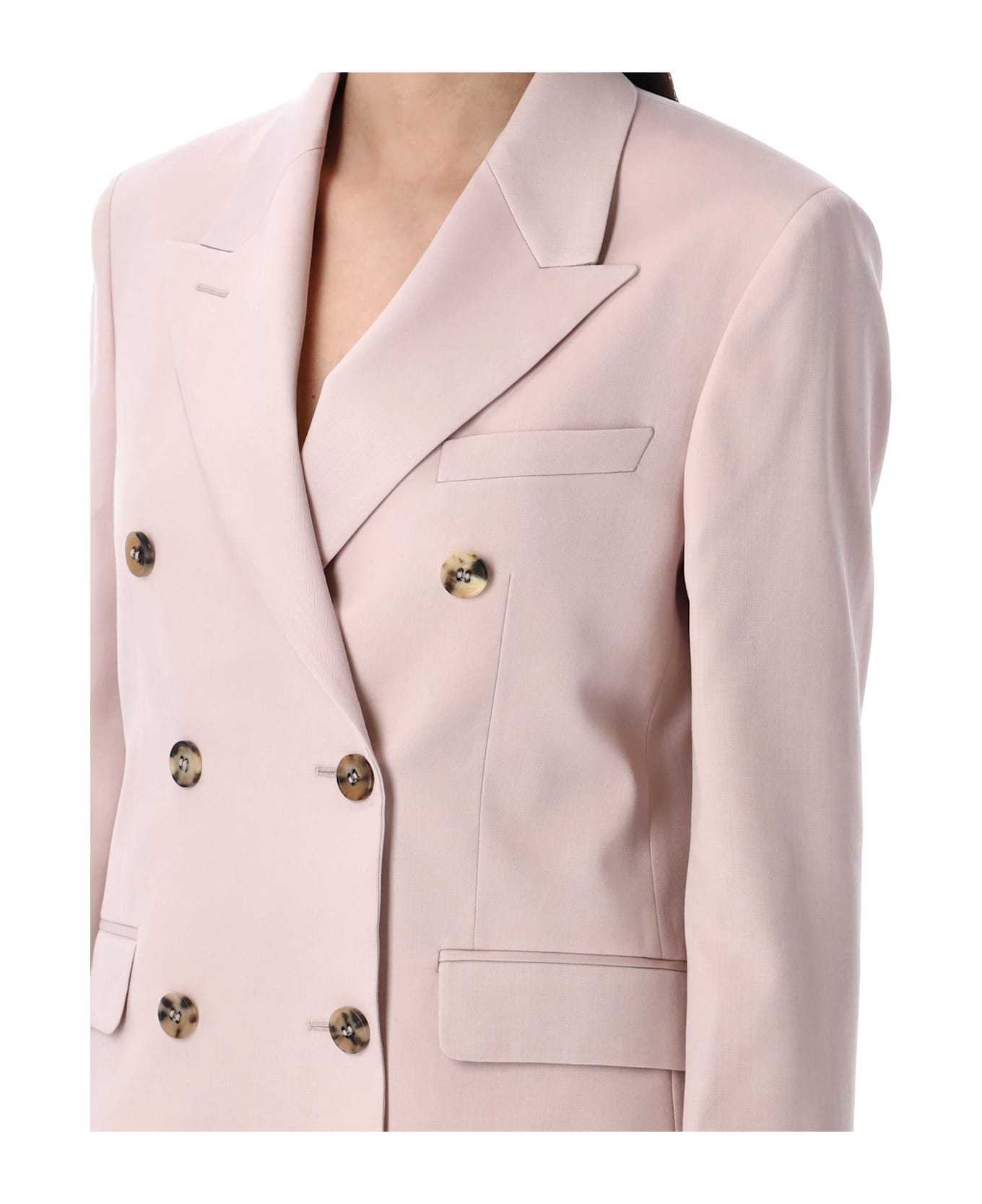 Golden Goose Double Breasted Blazer - SHADOW PINK