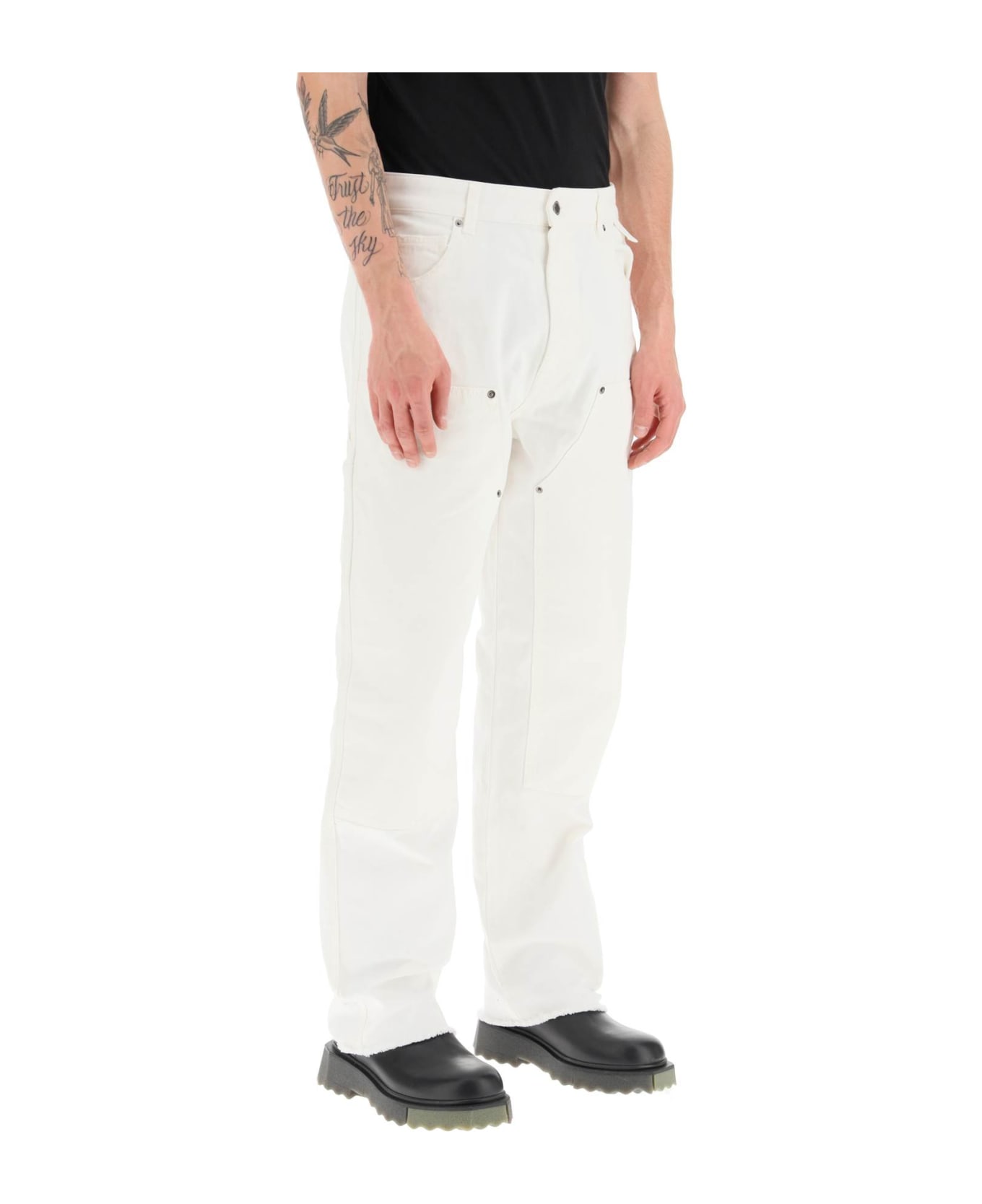 DARKPARK 'john' Carpenter Jeans - DIRTY WHITE (White)
