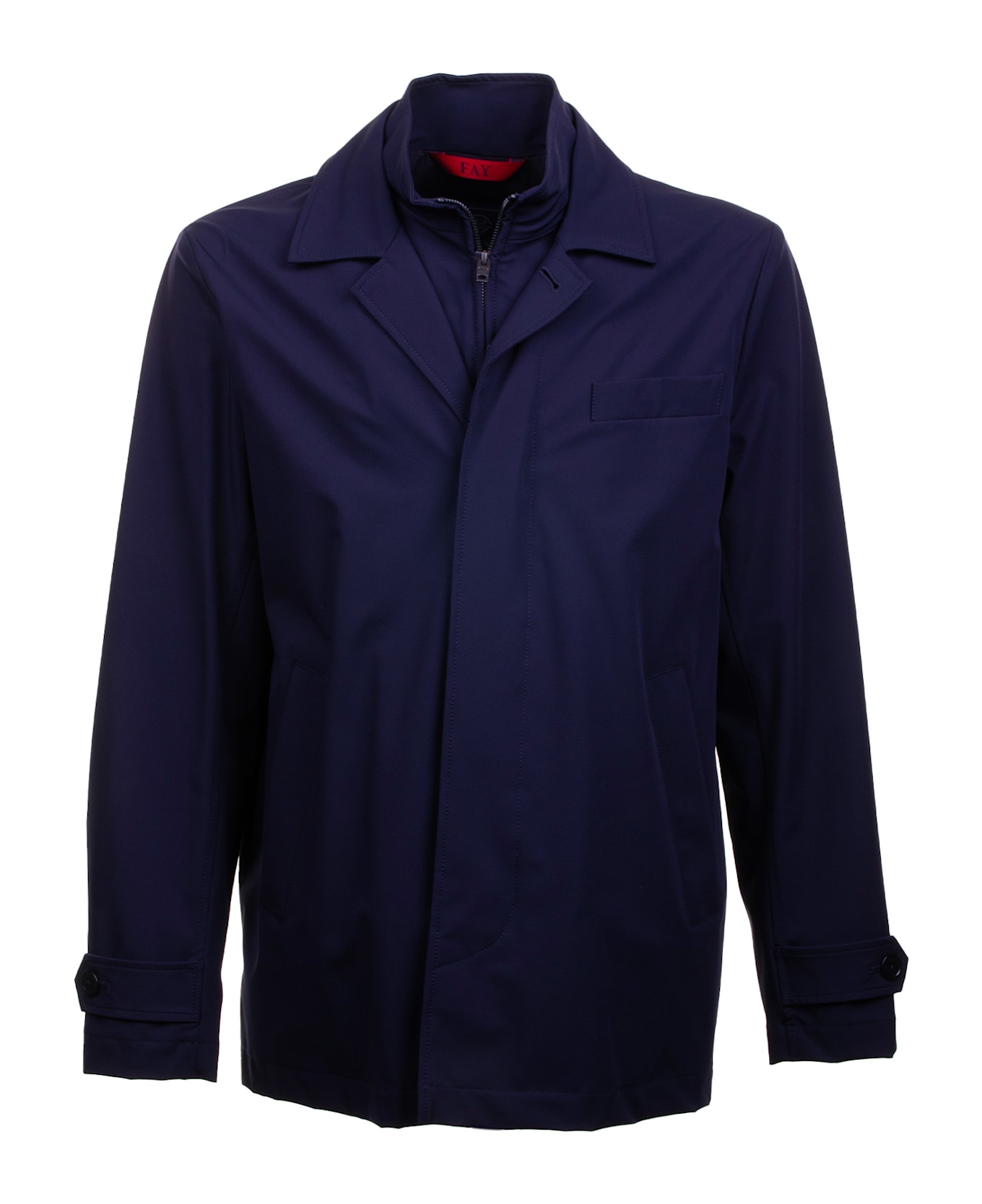 Fay Morning Corto In Nylon Stretch - BLU NAVY