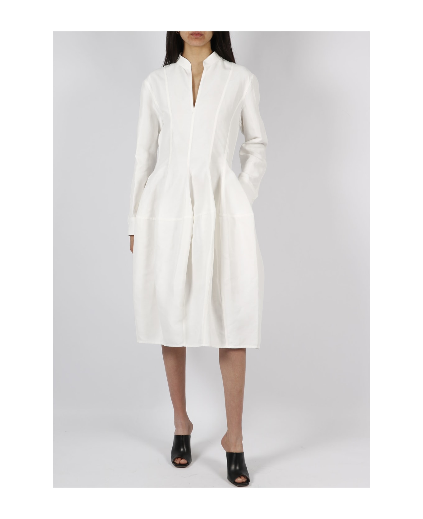 BOTTEGA VENETA★Viscose and linen dress Bottega Veneta Viscose And Linen Dress | italist