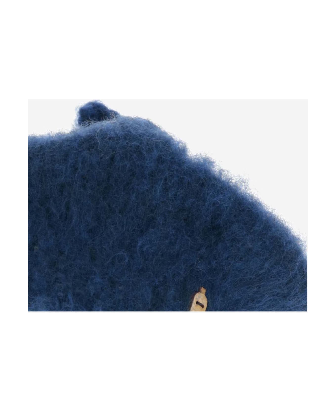 Myssy Wool Basket - Blue