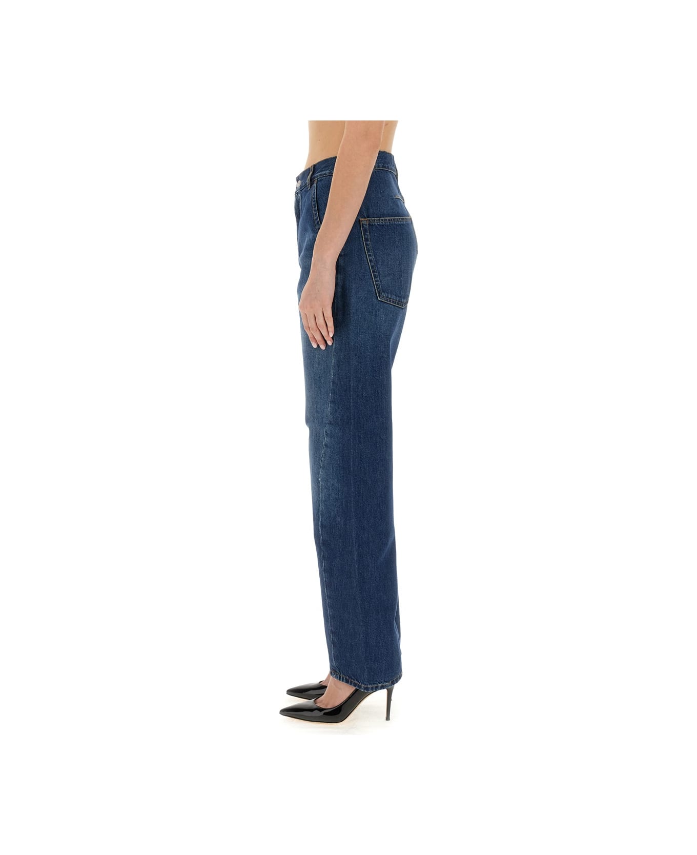 Victoria Beckham Twisted Jeans - DENIM