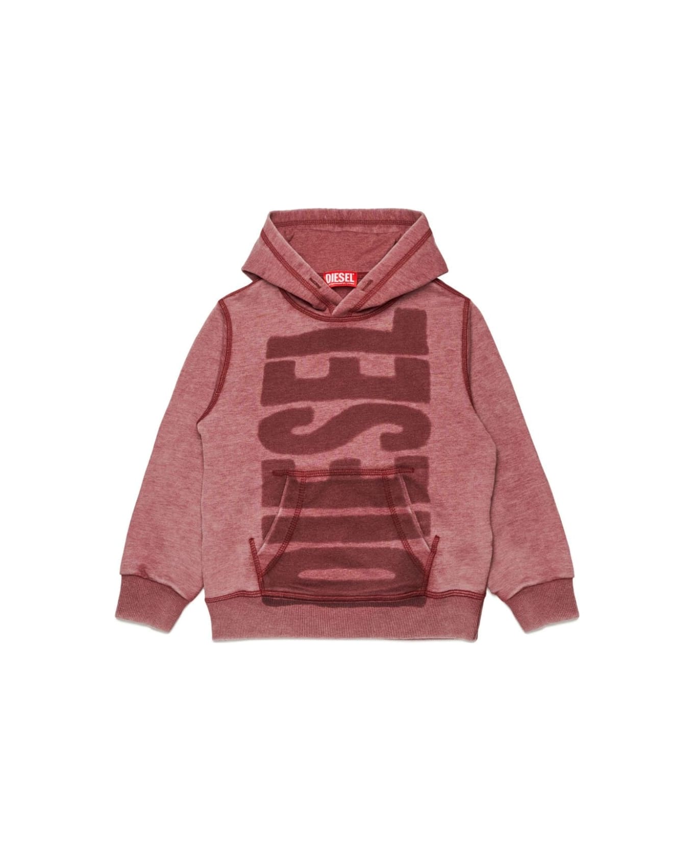 Diesel Felpa Con Logo - Red