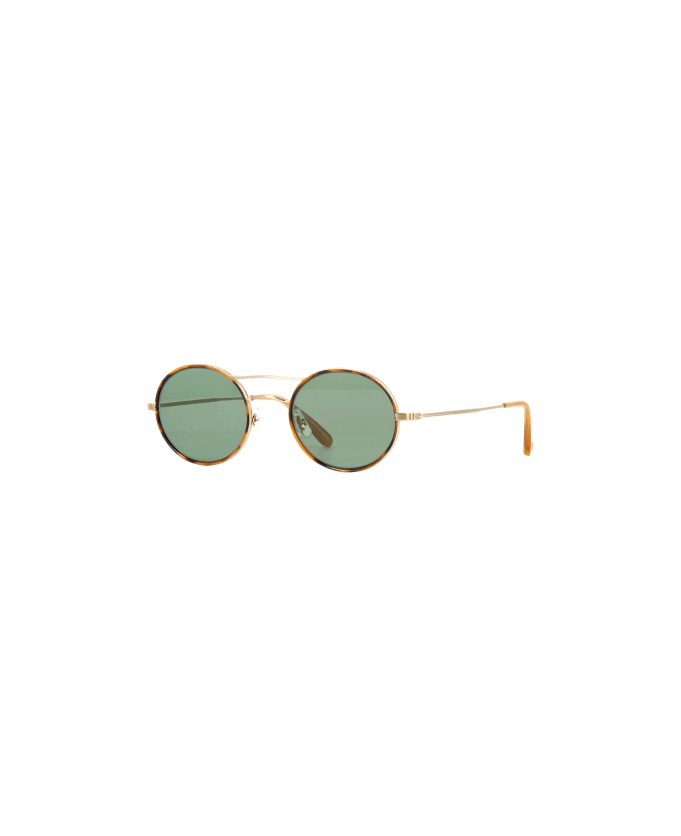 Garrett Leight Sanborn - Gold / Havana Sunglasses