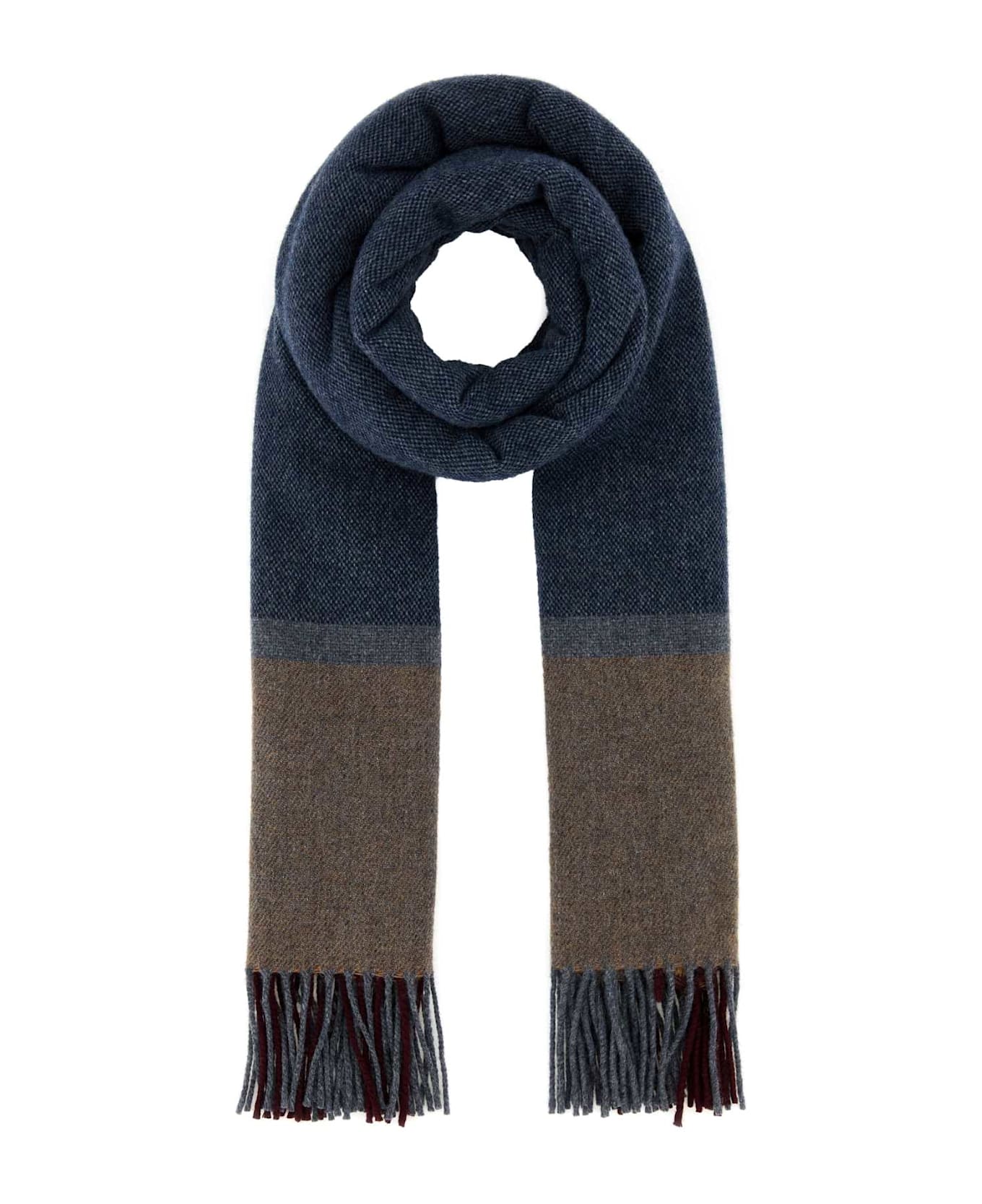 Fendi Multicolor Wool Scarf - BLUBORDEAUX