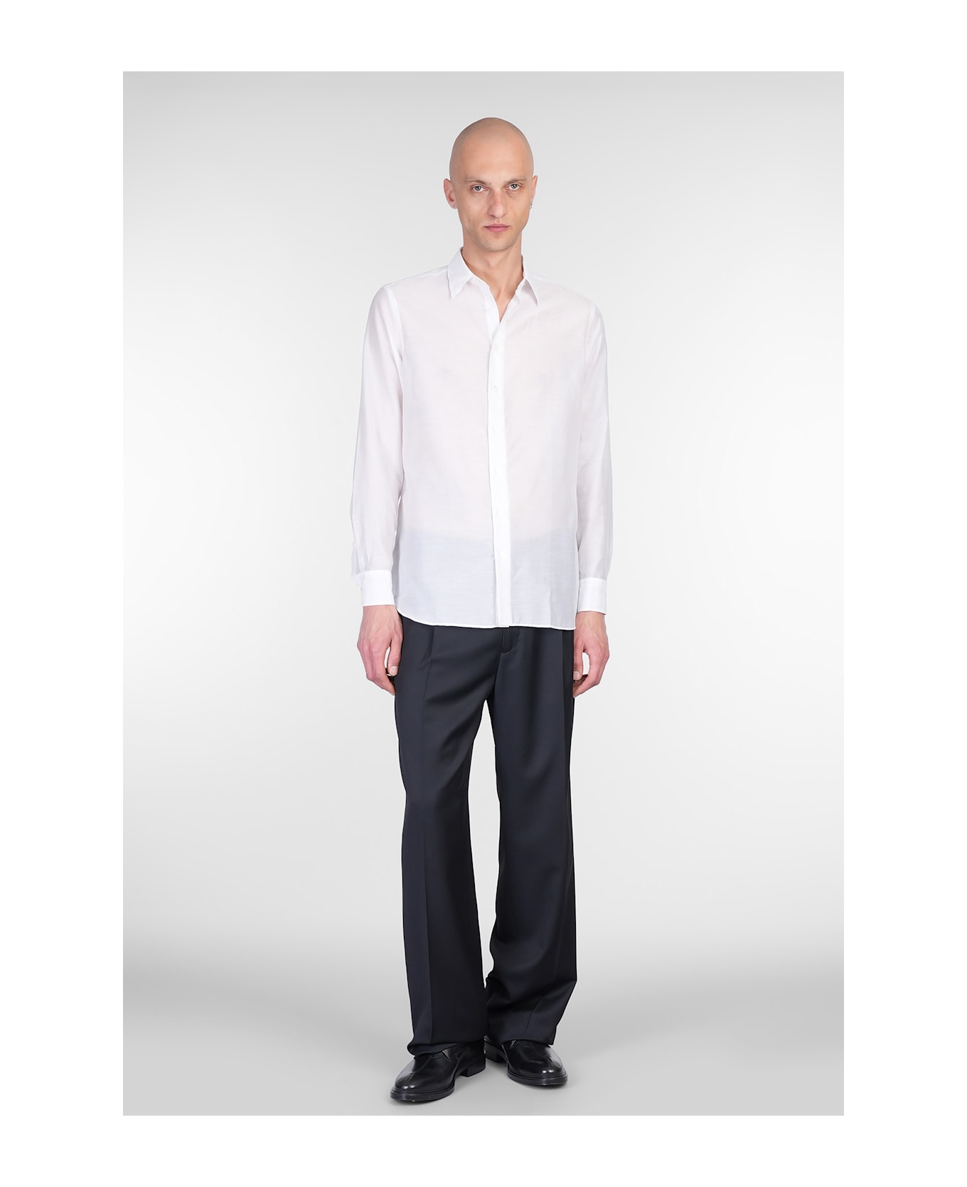 Lardini Shirt In White Cotton - white