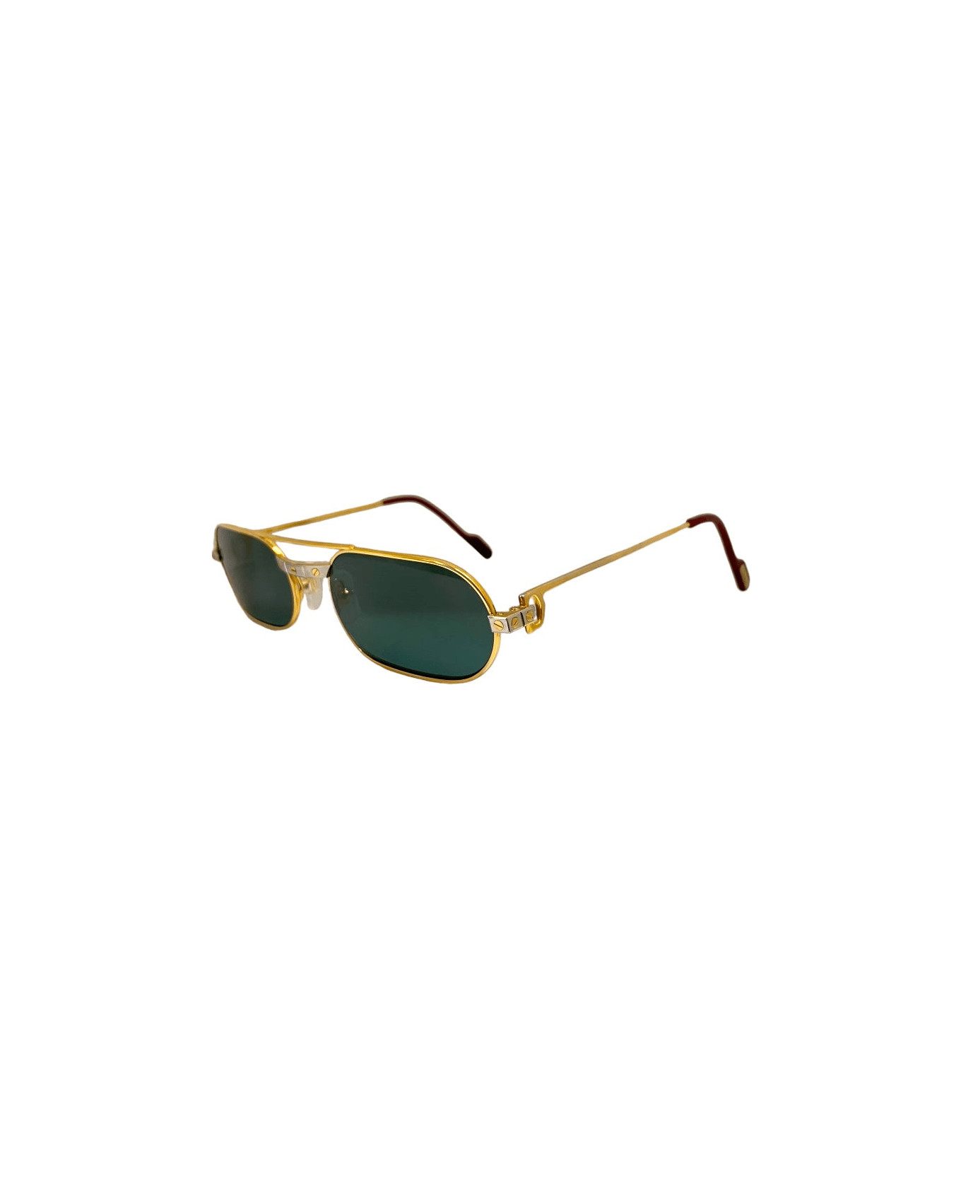 Cartier Eyewear 126093 - Gold & Silver Sunglasses