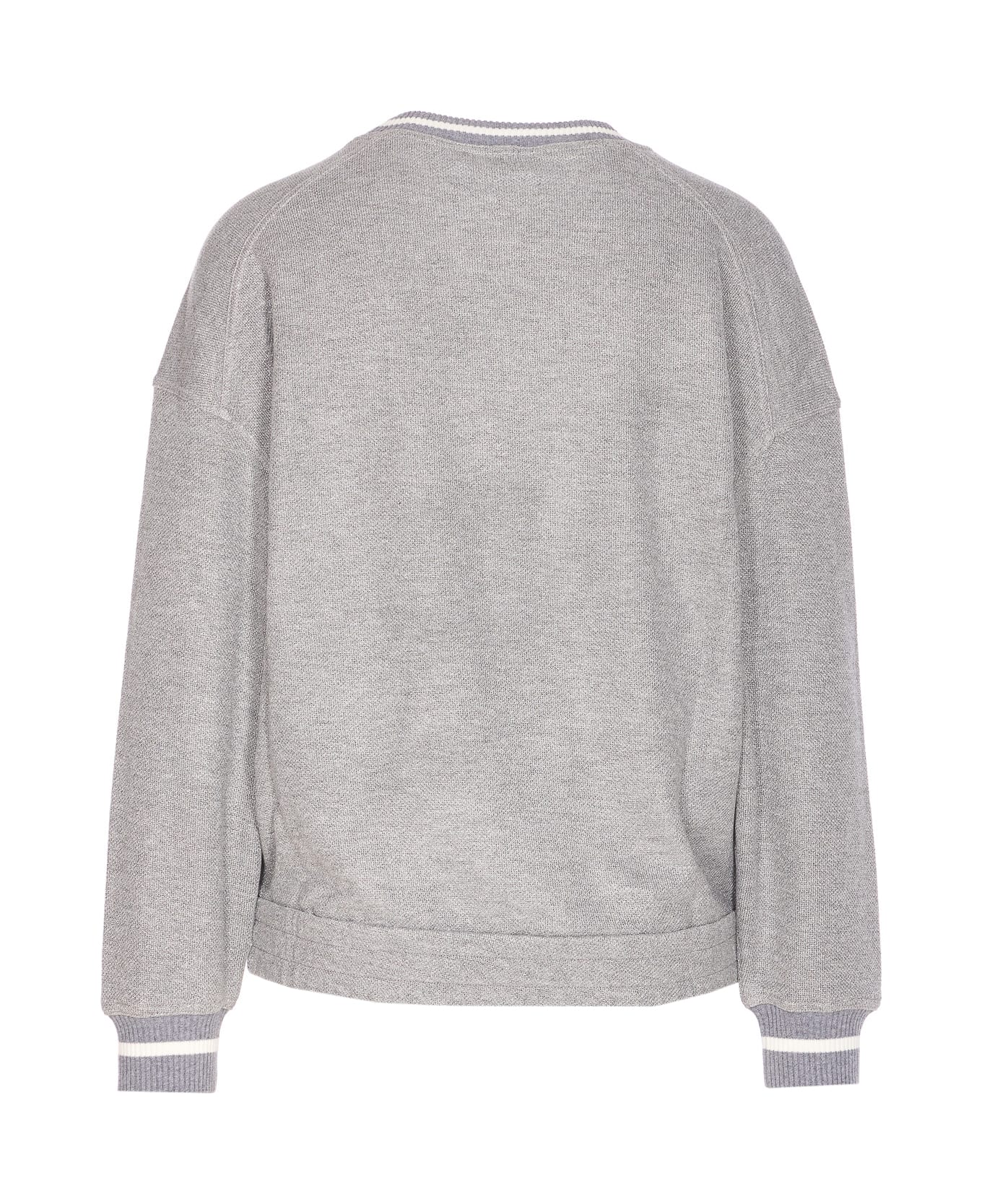 Brunello Cucinelli Logo Sweatshirt - Grey