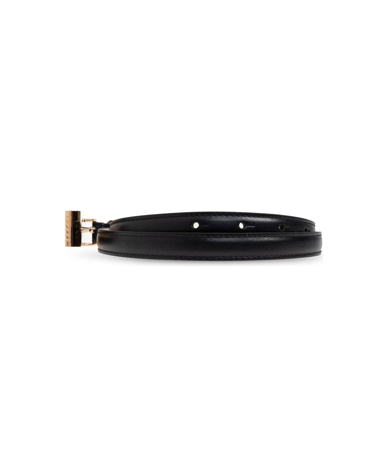 Versace Medusa Logo-plaque Belt - Black
