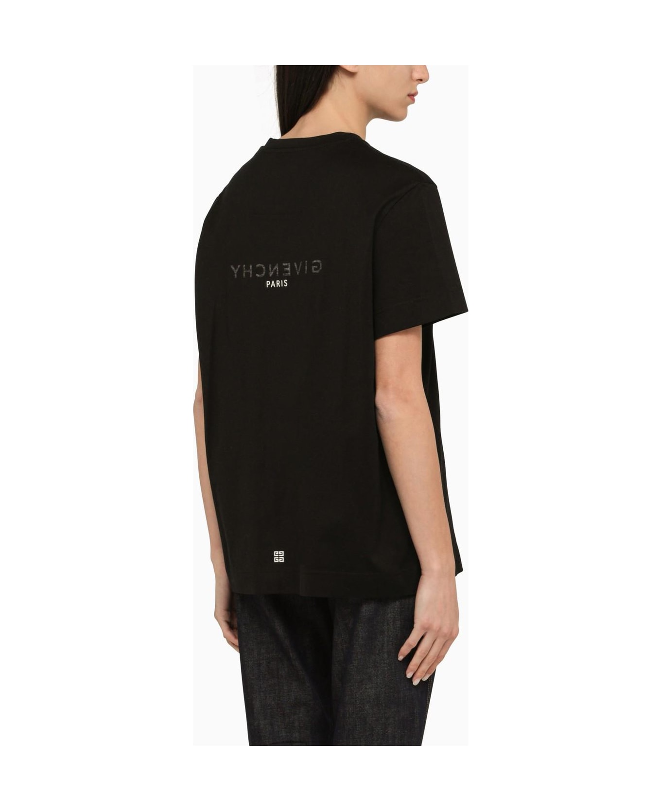 Givenchy Crew-neck T-shirt With Logo - black Tシャツ