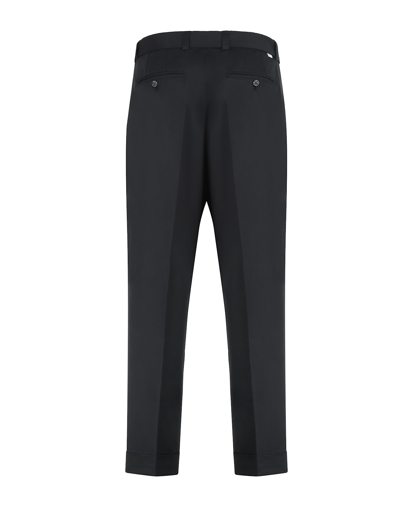 Paolo Pecora Slim Fit Chino Trousers - Black