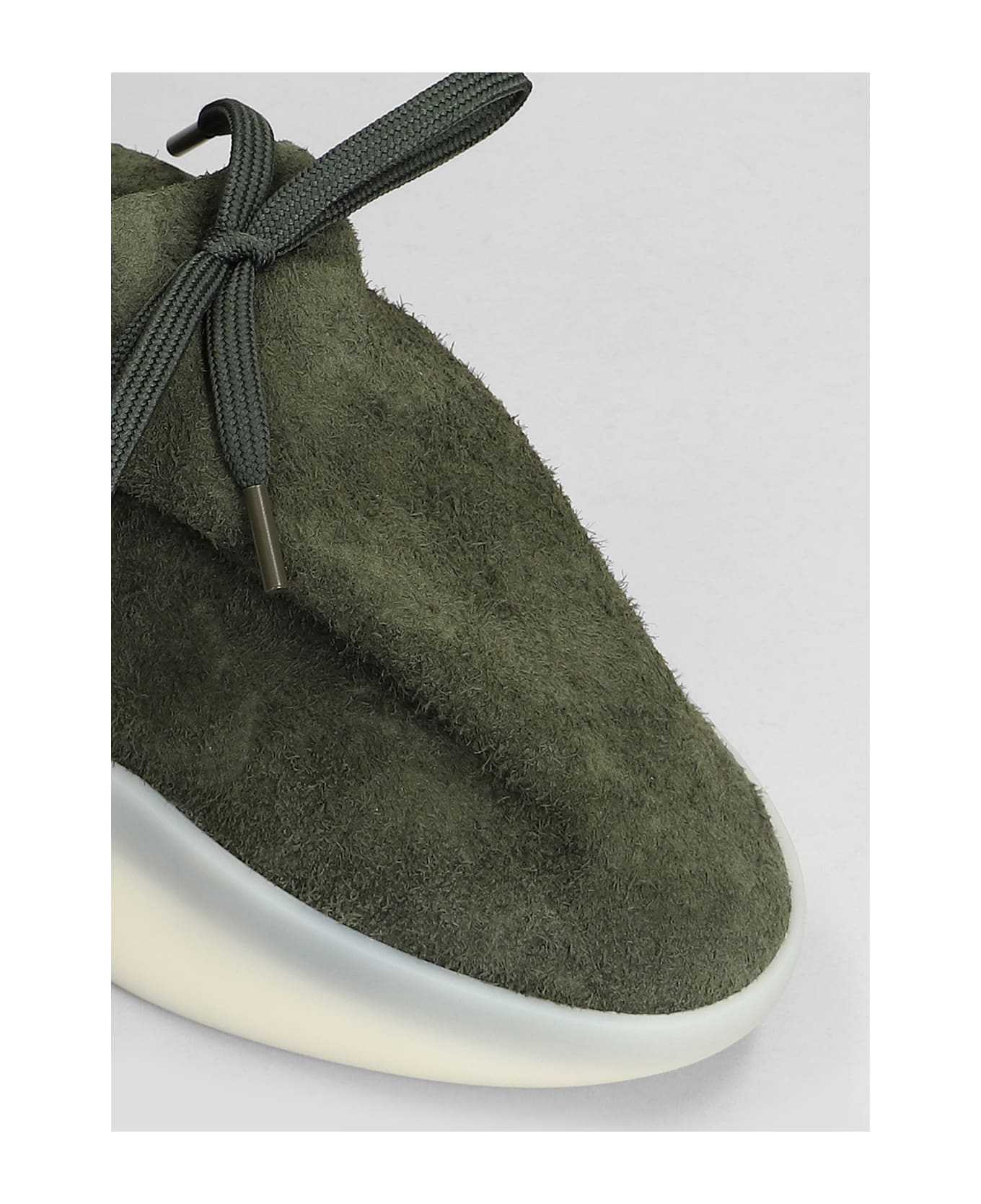 Fear of God Moc Runner Sneakers In Green Suede | italist