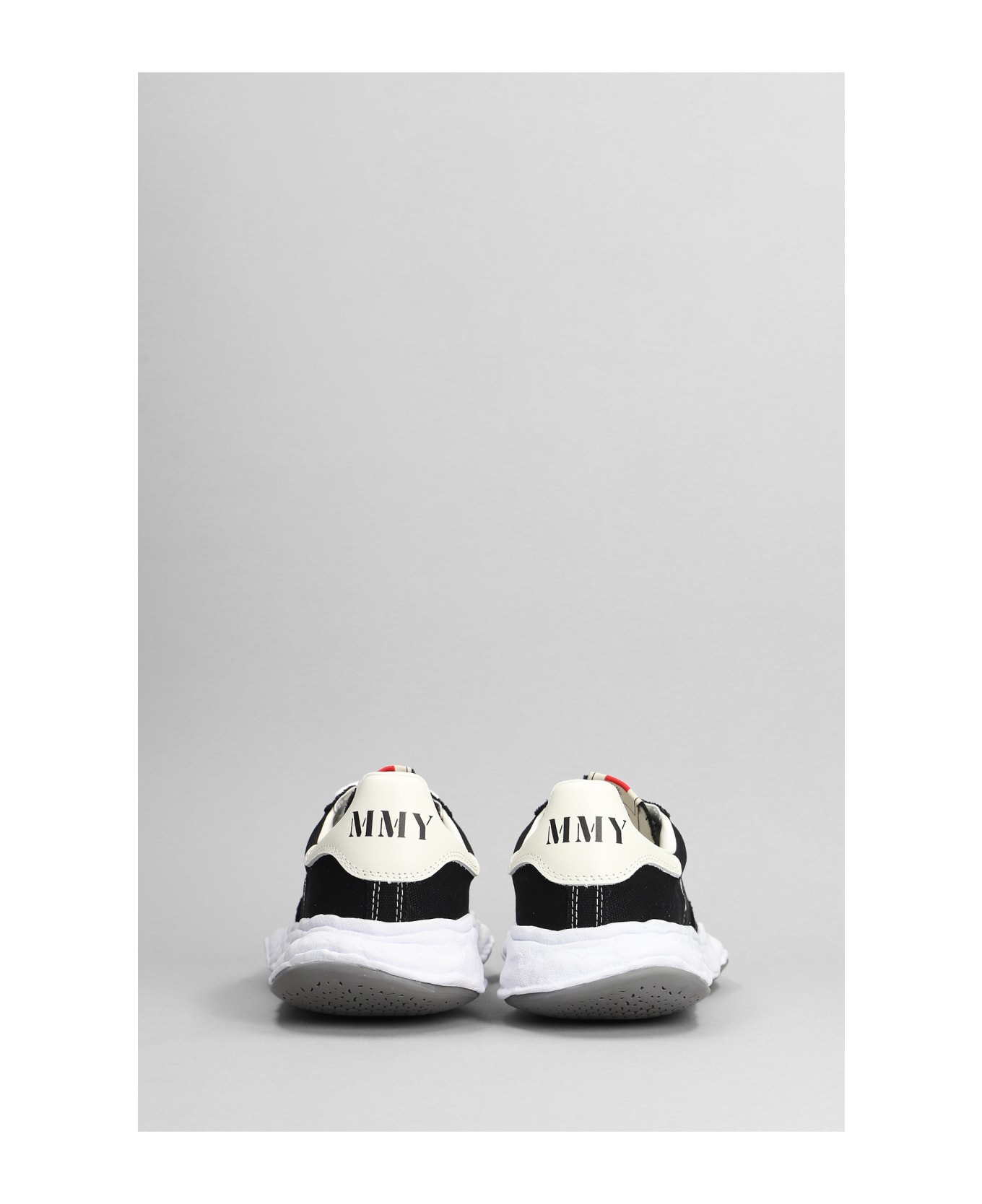 Mihara Yasuhiro Charles Sneakers In Black Cotton - black