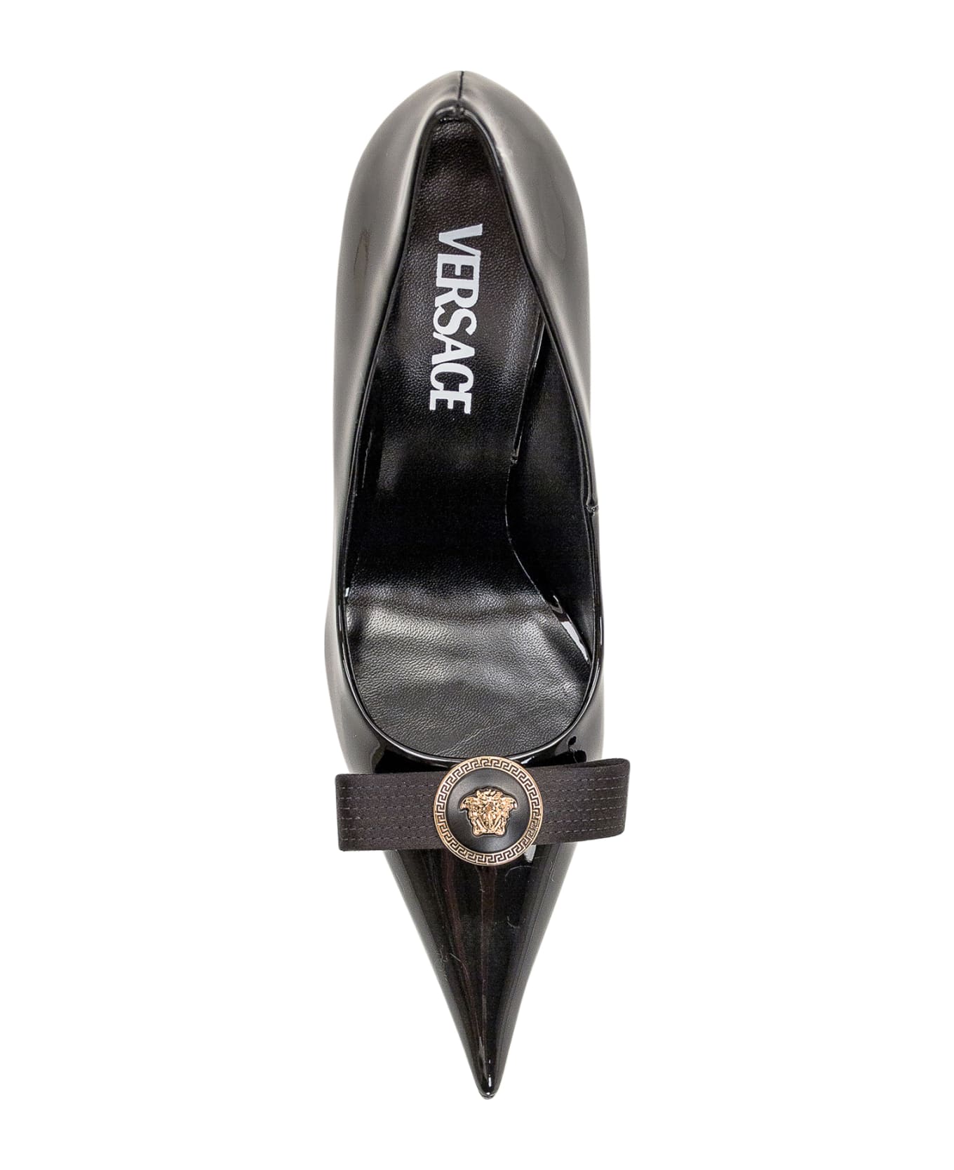 Versace Pump Ribbon - Black
