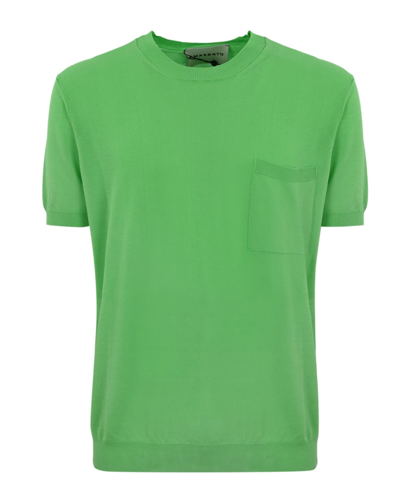 Amaranto T-shirt With Pocket - Menta