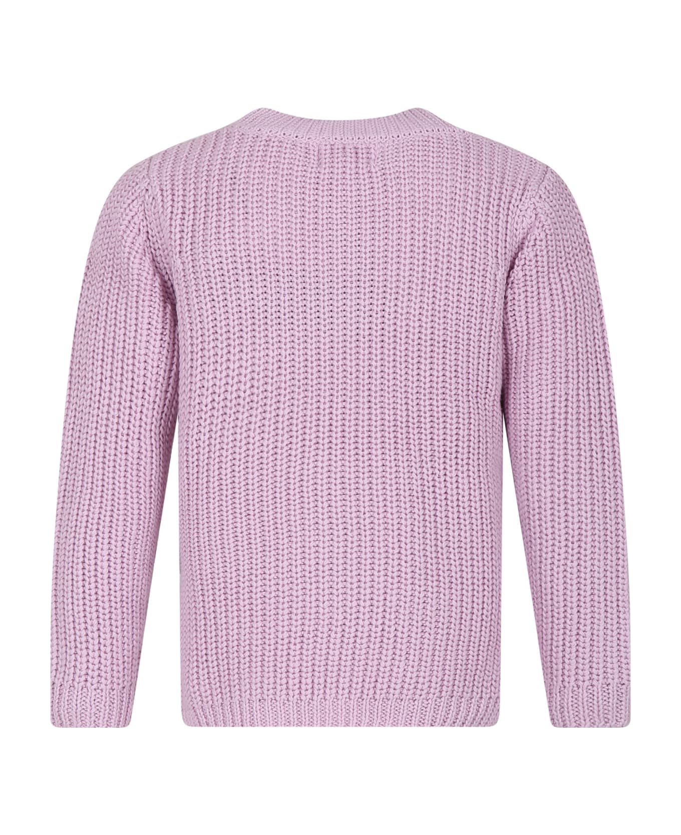 Molo Pink Sweater For Girl - Pink