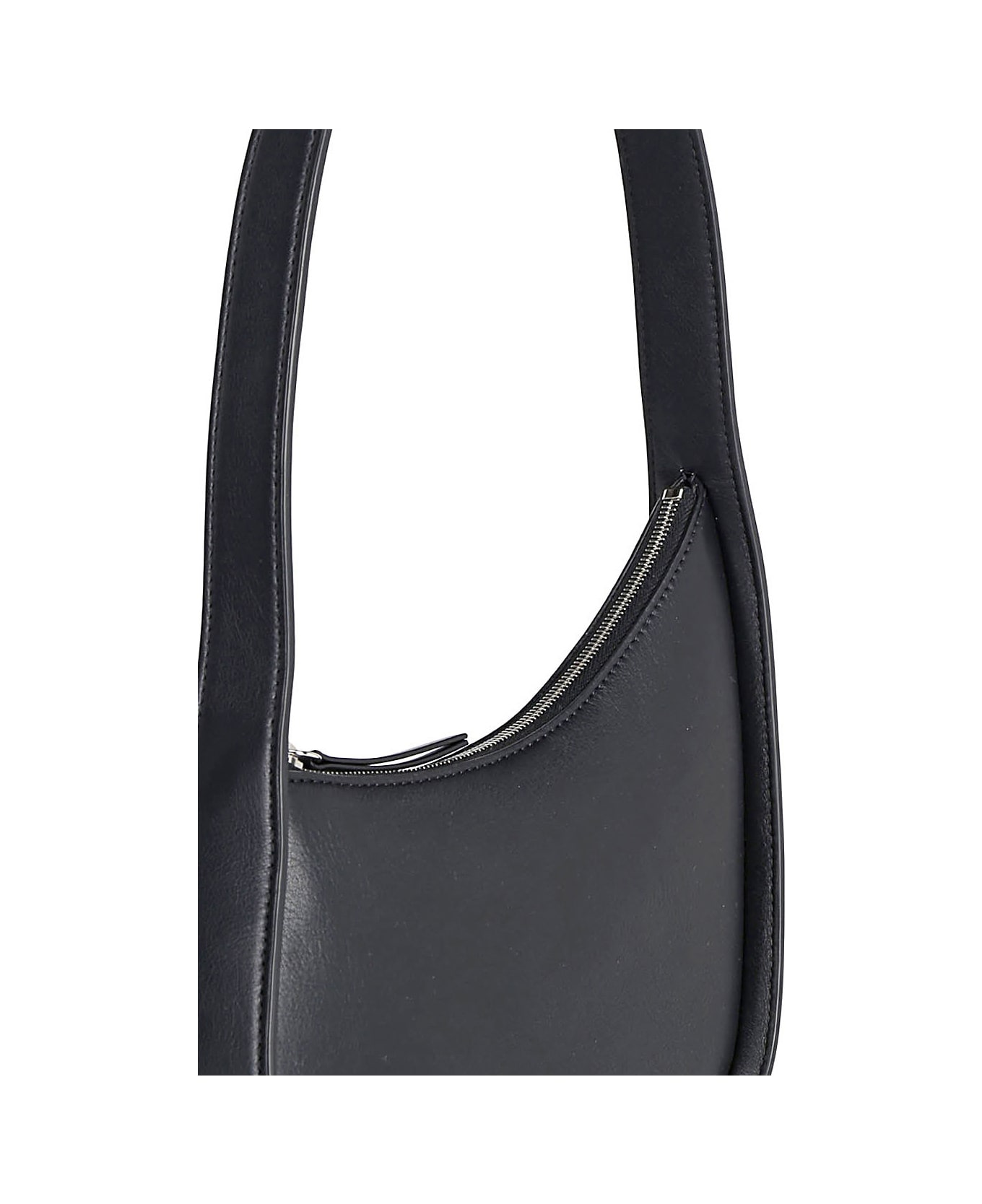 The Row Half Moon Leather Shoulder Bag
