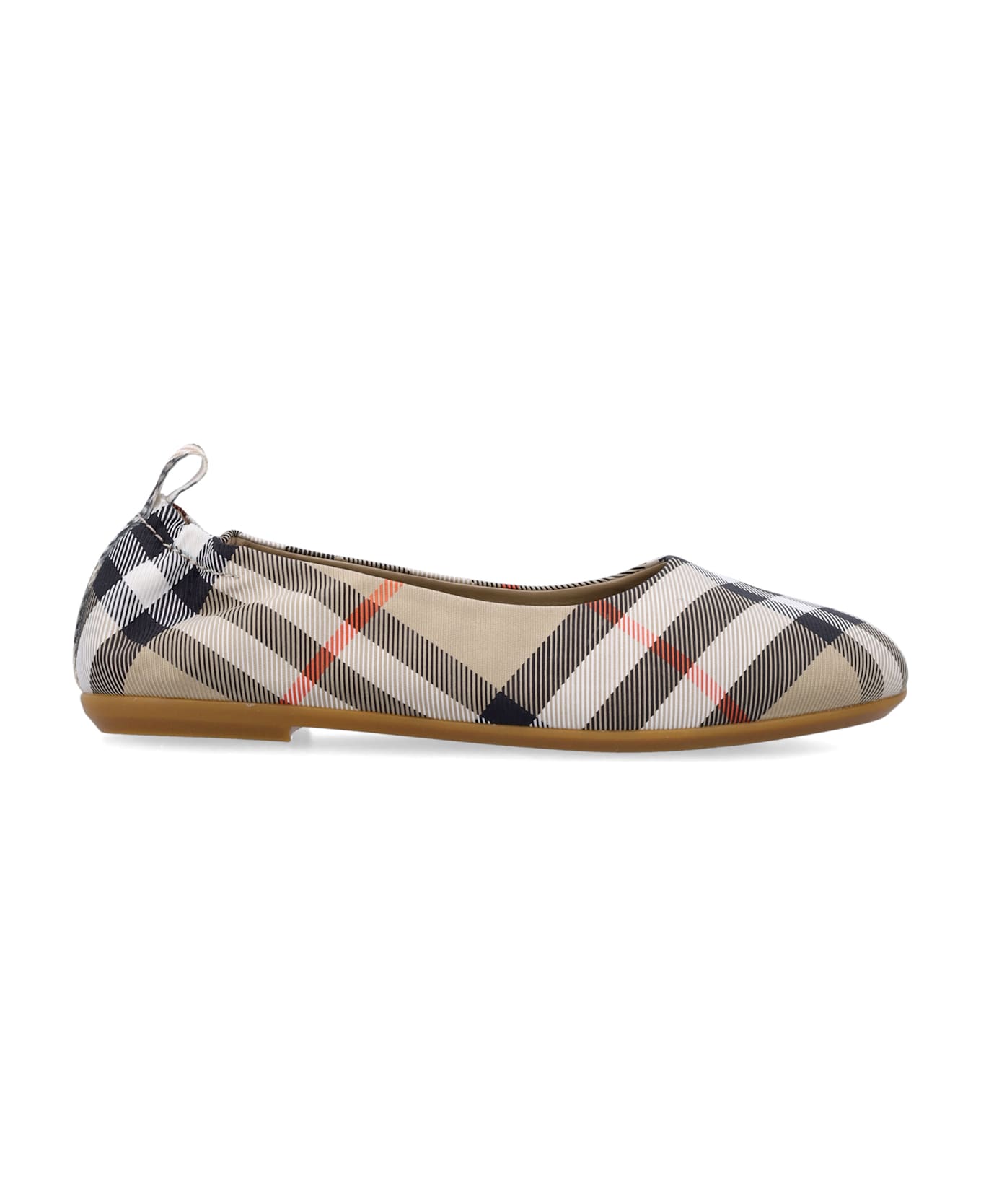Burberry Kid - Check Ballerinas - SAND IP CHECK