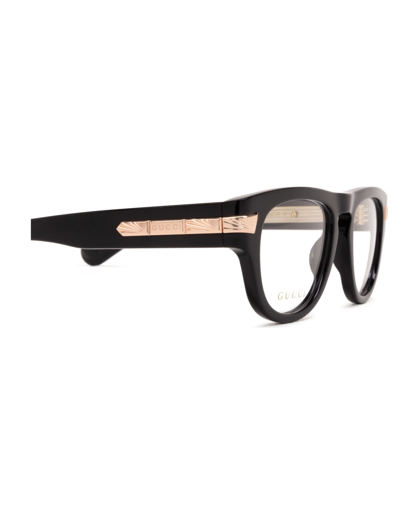 Gucci Eyewear Gg1519o Black Glasses - Black