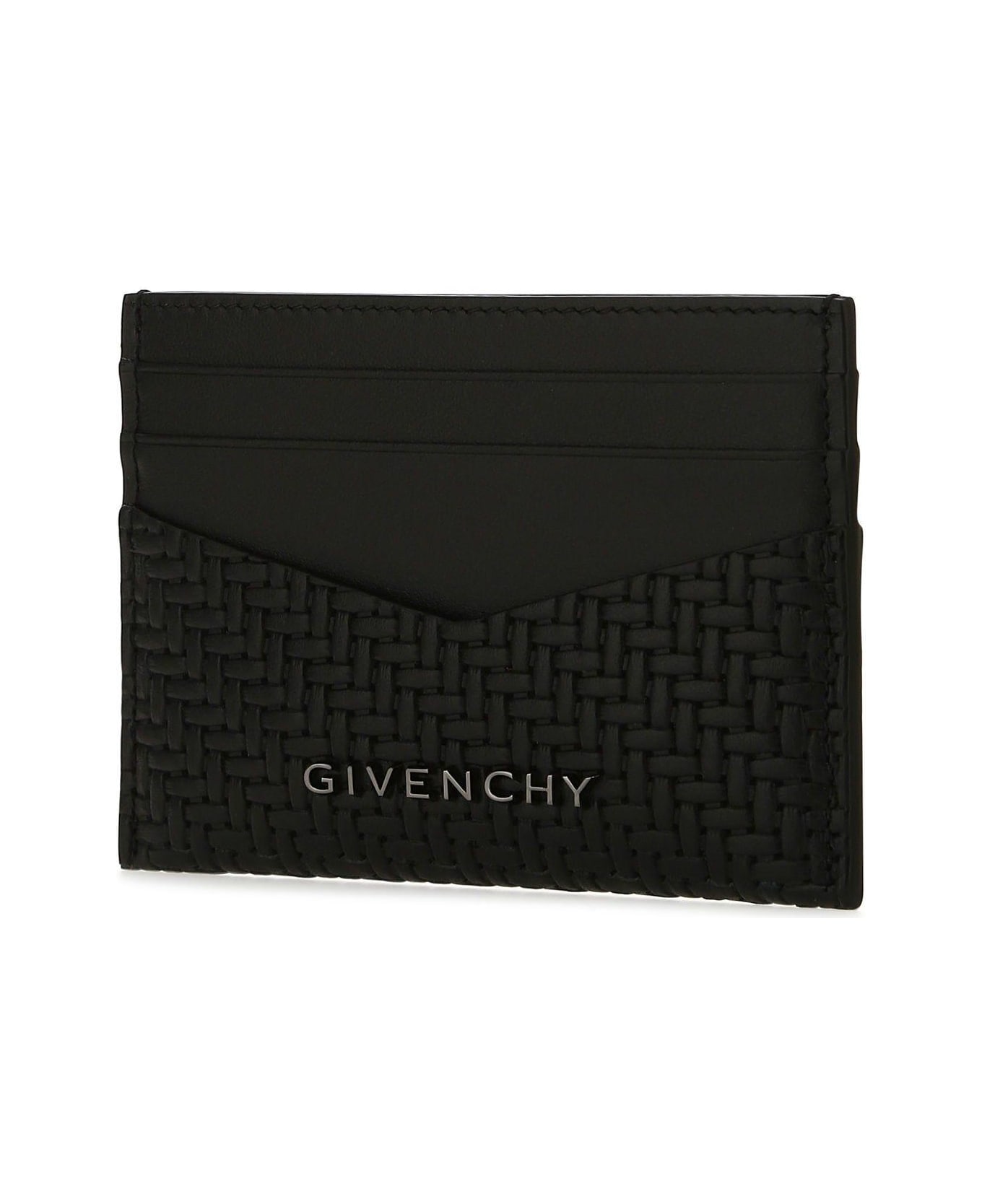 Givenchy Black Leather Card Holder - BLACK