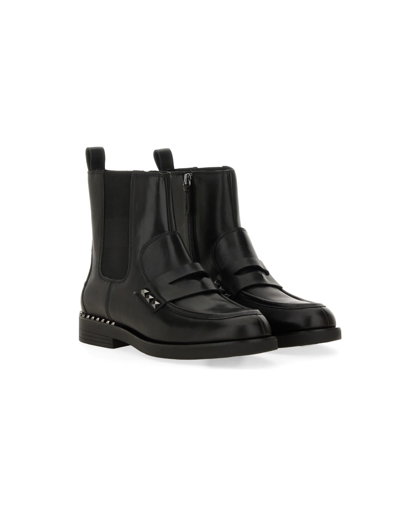 Ash Boot Wings Studs - BLACK