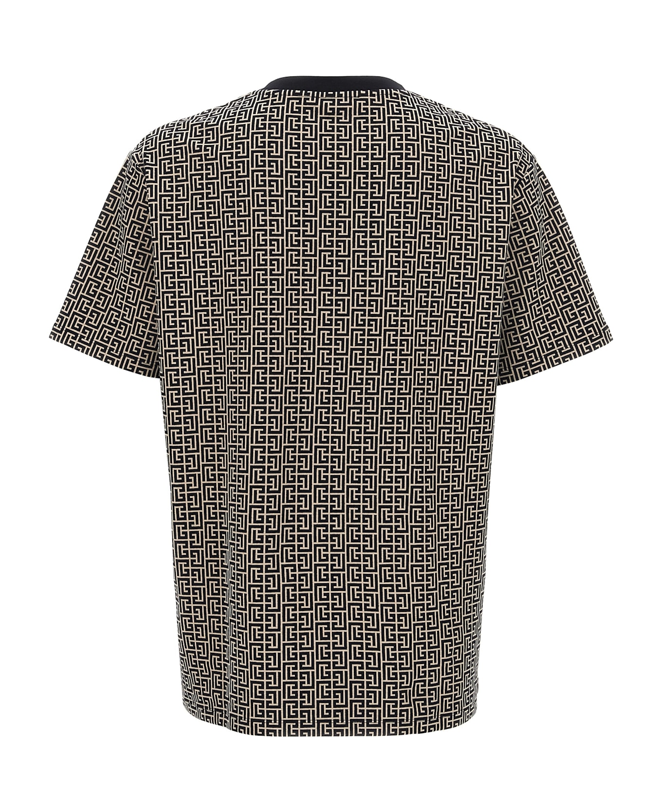 Balmain 
monogram Couture
 T-shirt - Multicolor