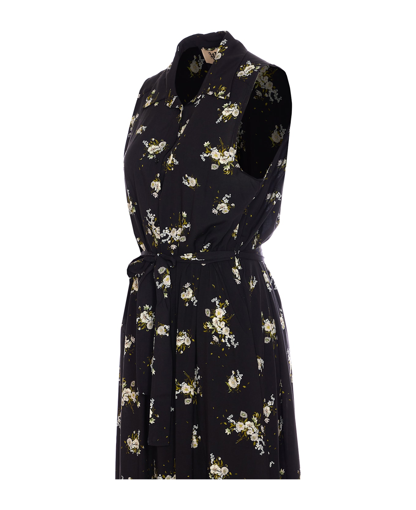 aniye by Chemisier Violet Dress - Black