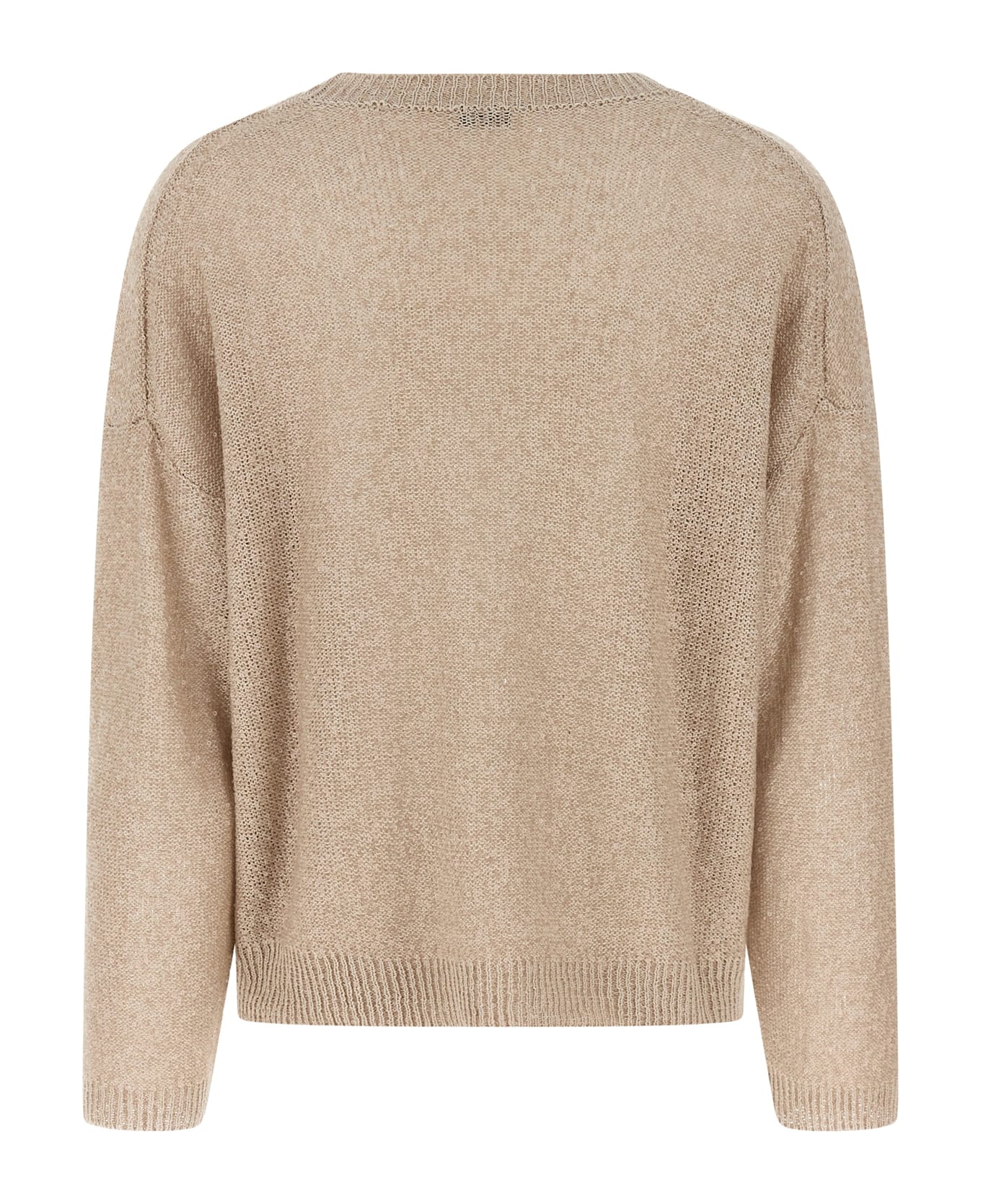 Brunello Cucinelli Sequin Sweater - Beige