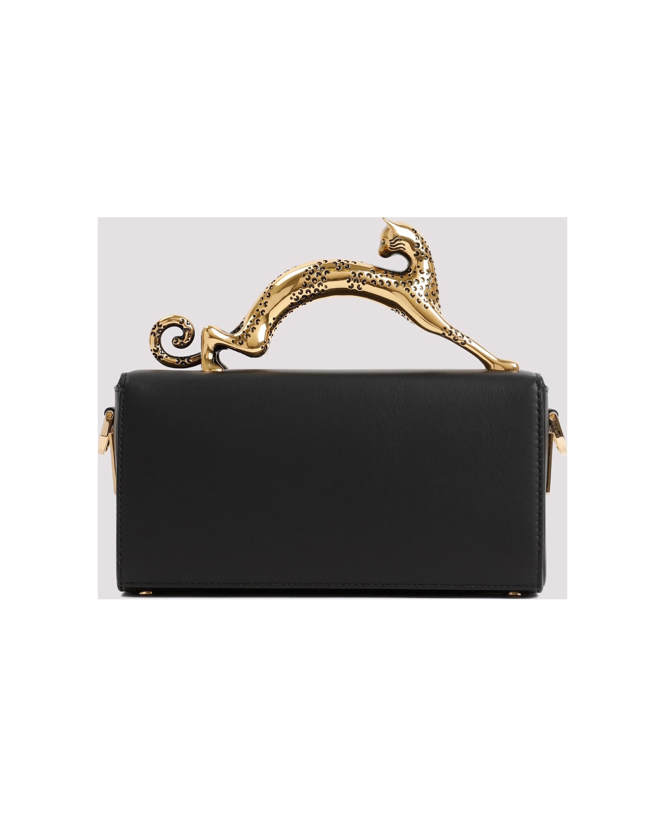 Lanvin Nano Pencil Cat Bag - Black