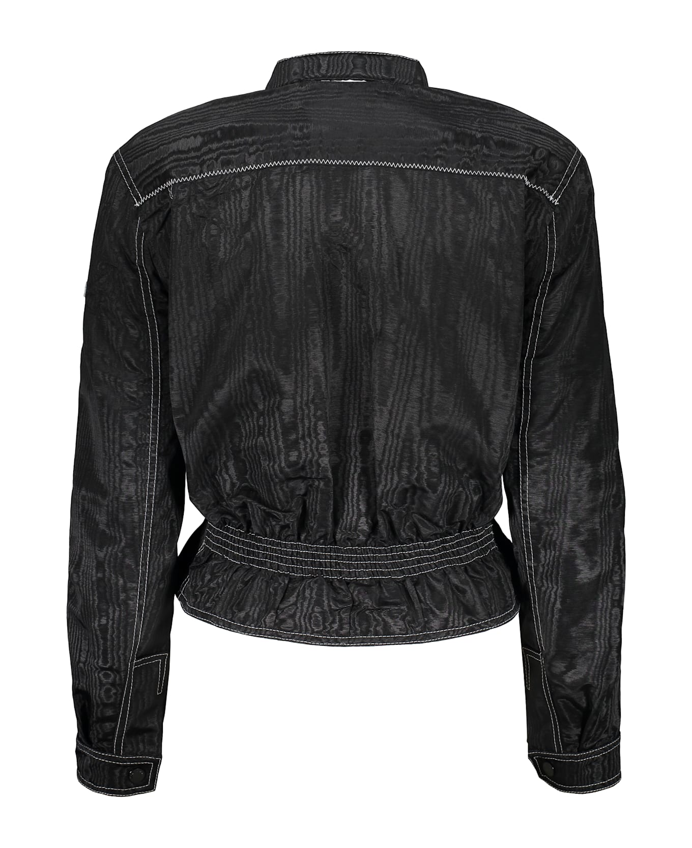 Marine Serre Techno Fabric Jacket - black