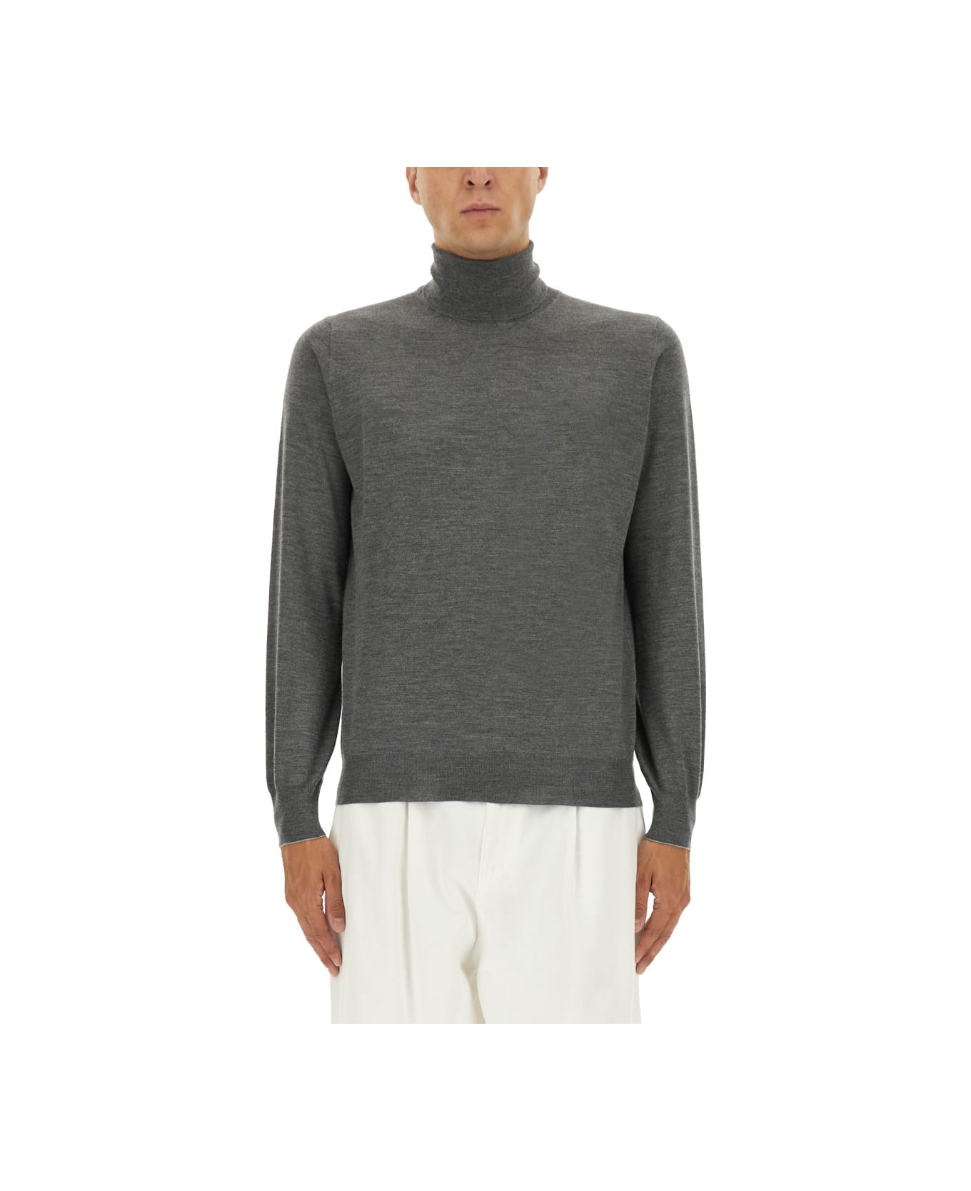 Brunello Cucinelli Turtleneck Shirt - GREY