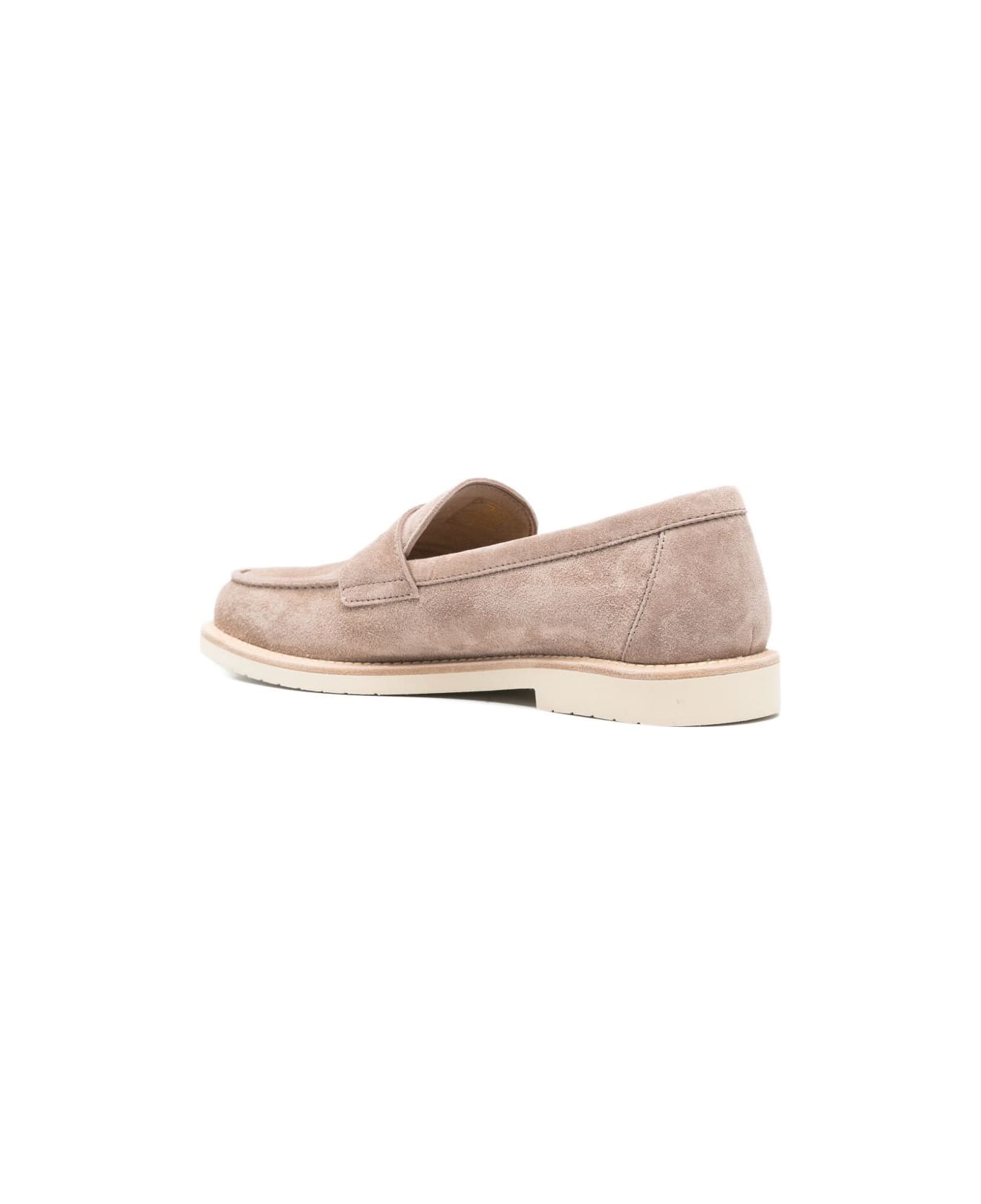 Brunello Cucinelli Leather Sneakers - Beige