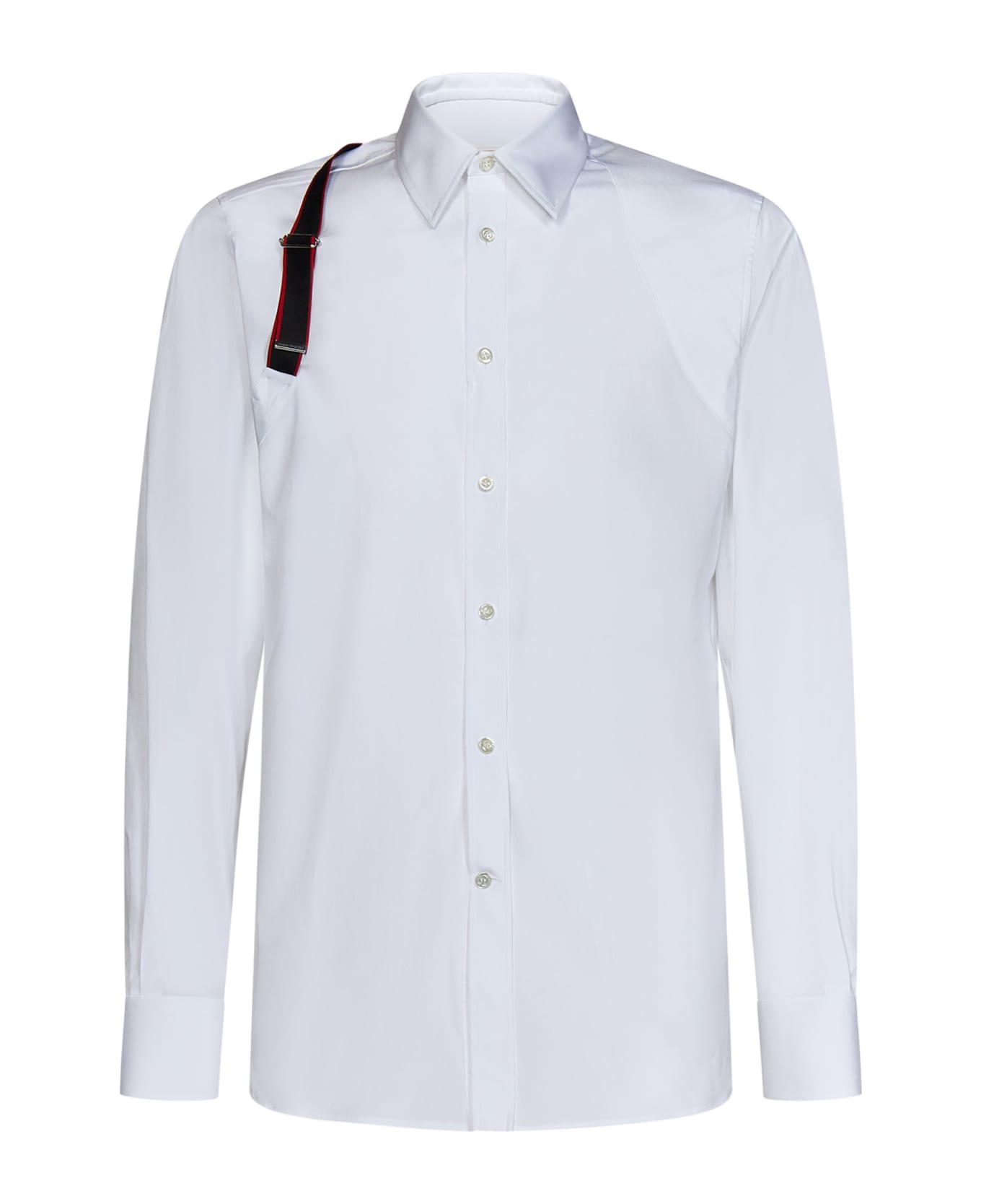Alexander McQueen Cotton Poplin Shirt - Bianco シャツ
