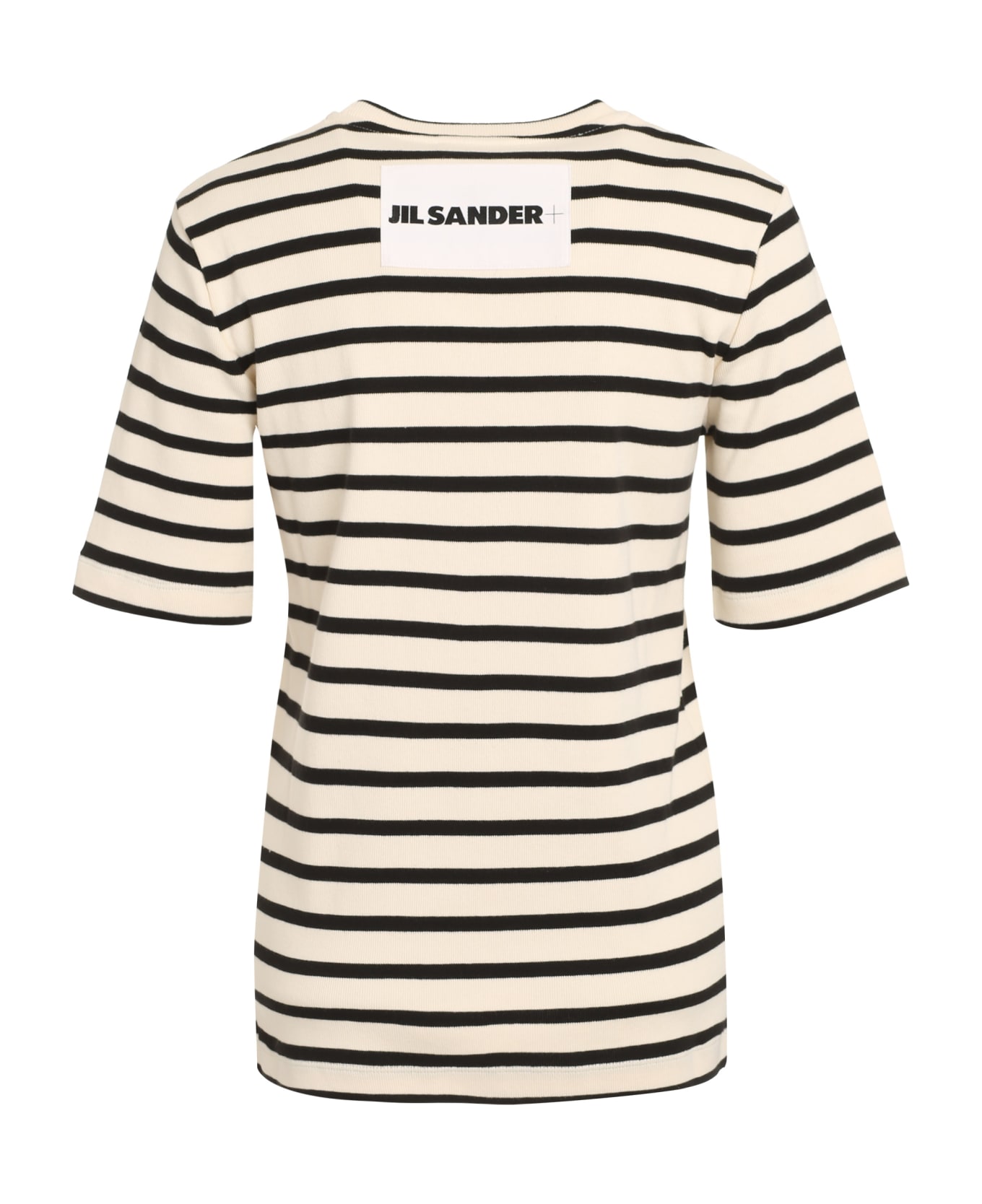 Jil Sander Cotton Crew-neck T-shirt - panna Tシャツ
