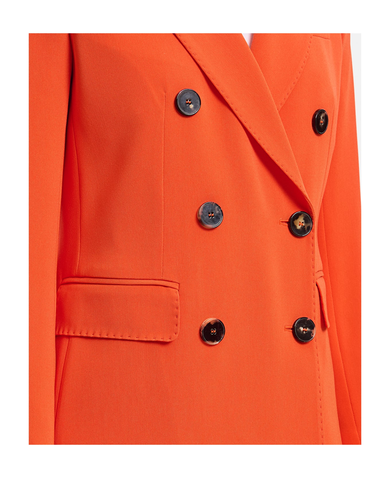 Alberto Biani Double-breasted Jacket - Orange