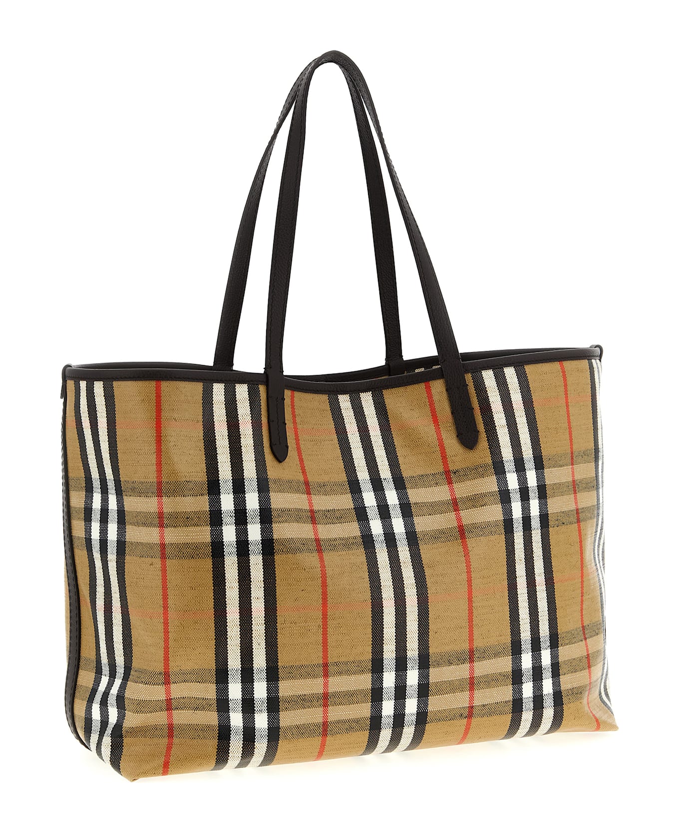 Burberry Medium 
highlands
 Shopping Bag - Beige