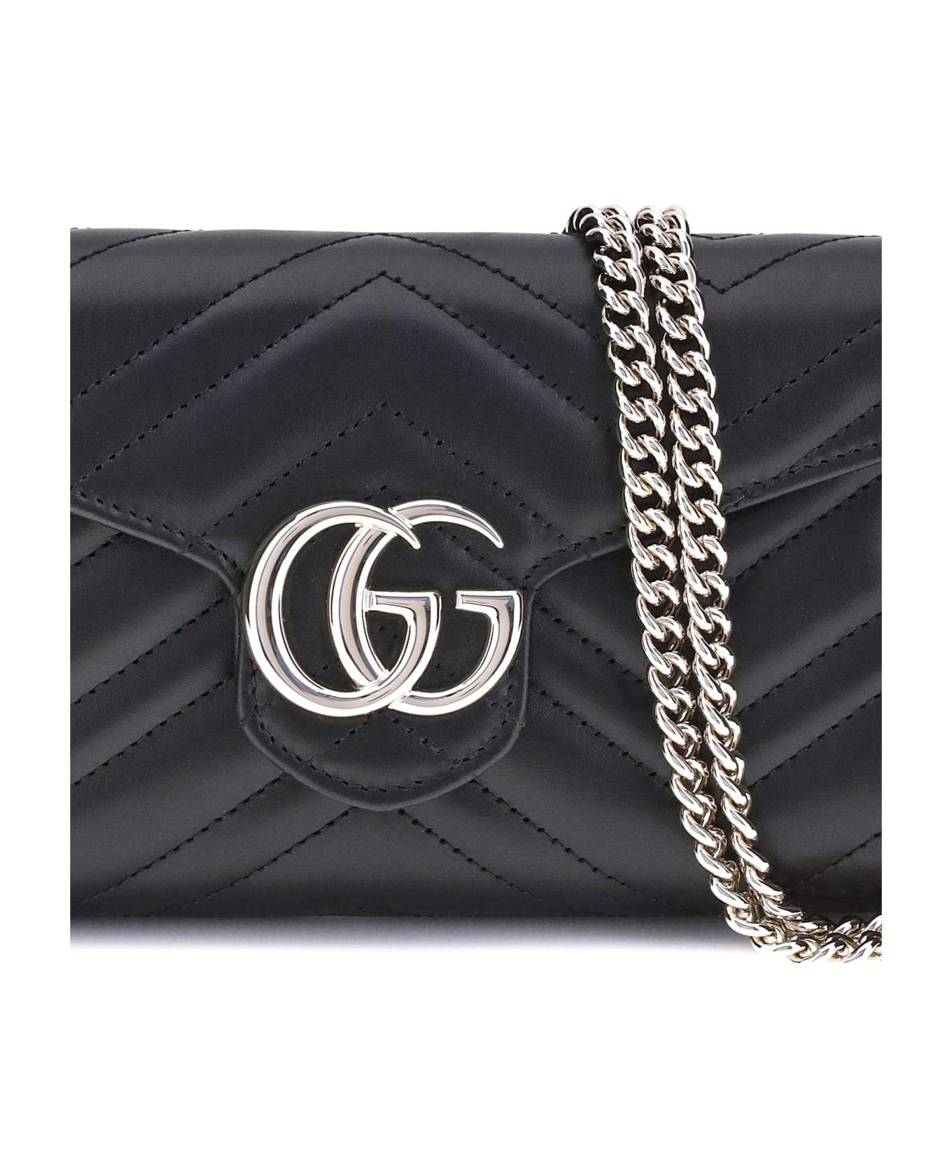 Gucci Gg Marmont Wallet With Chain
