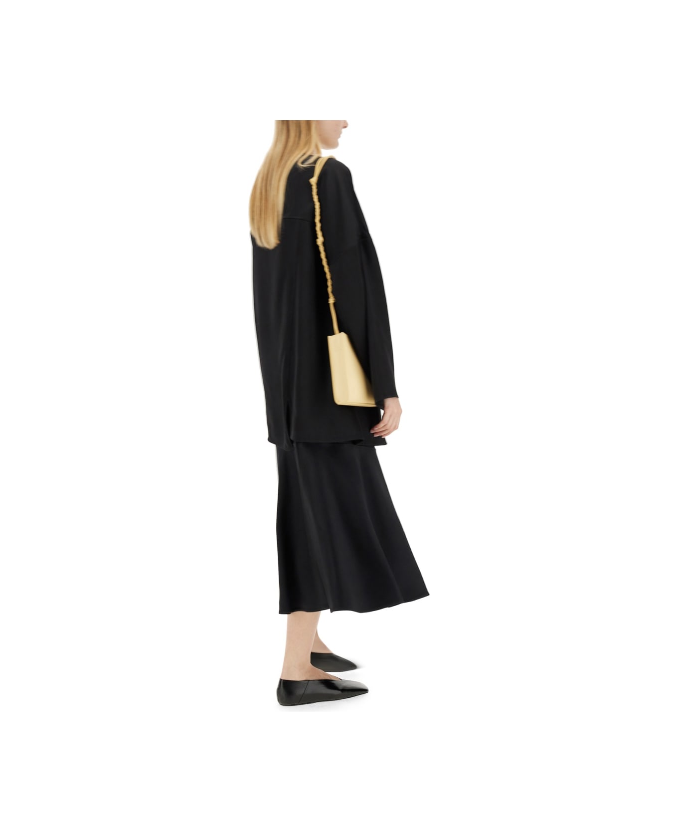 Jil Sander Flared Skirt - BLACK スカート