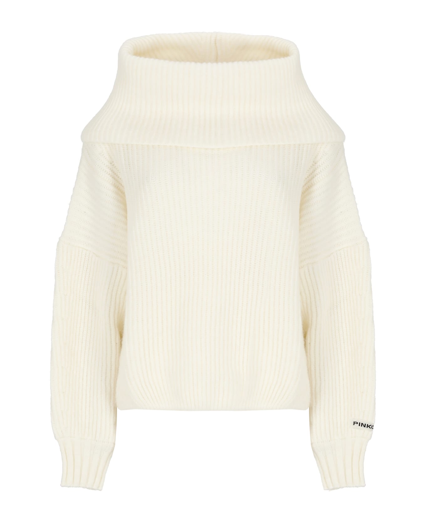 Pinko Mohair Blend Sweater - White