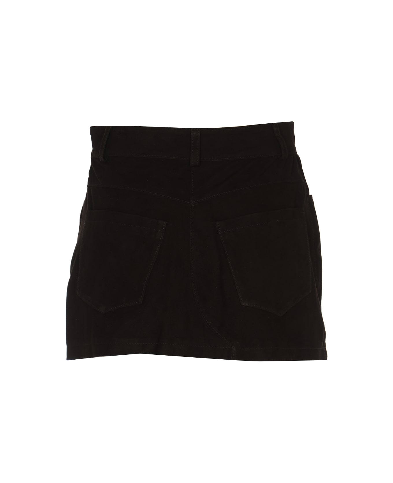 DFour 5 Pockets Short Skirt - Black