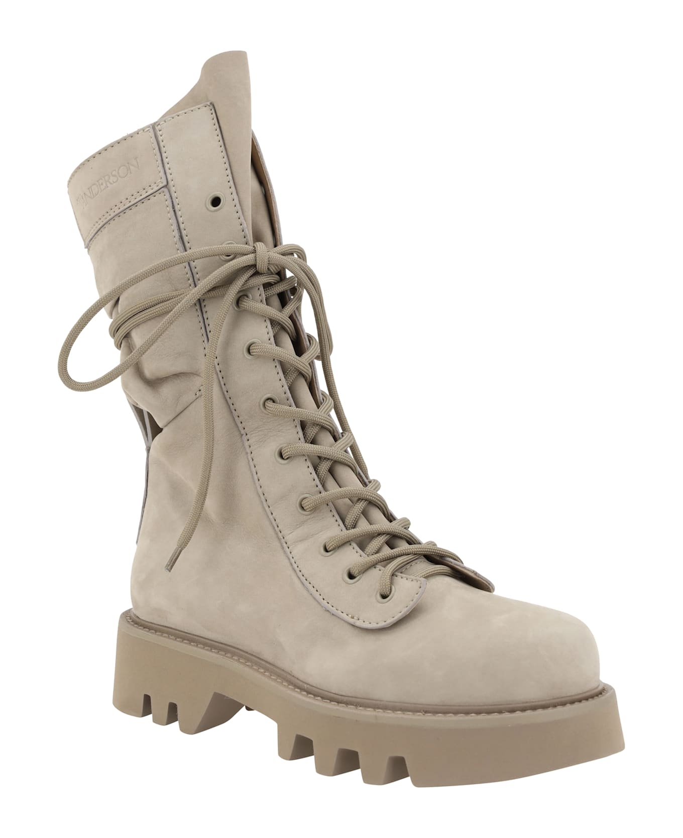 J.W. Anderson Combat Ankle Boots - Taupe