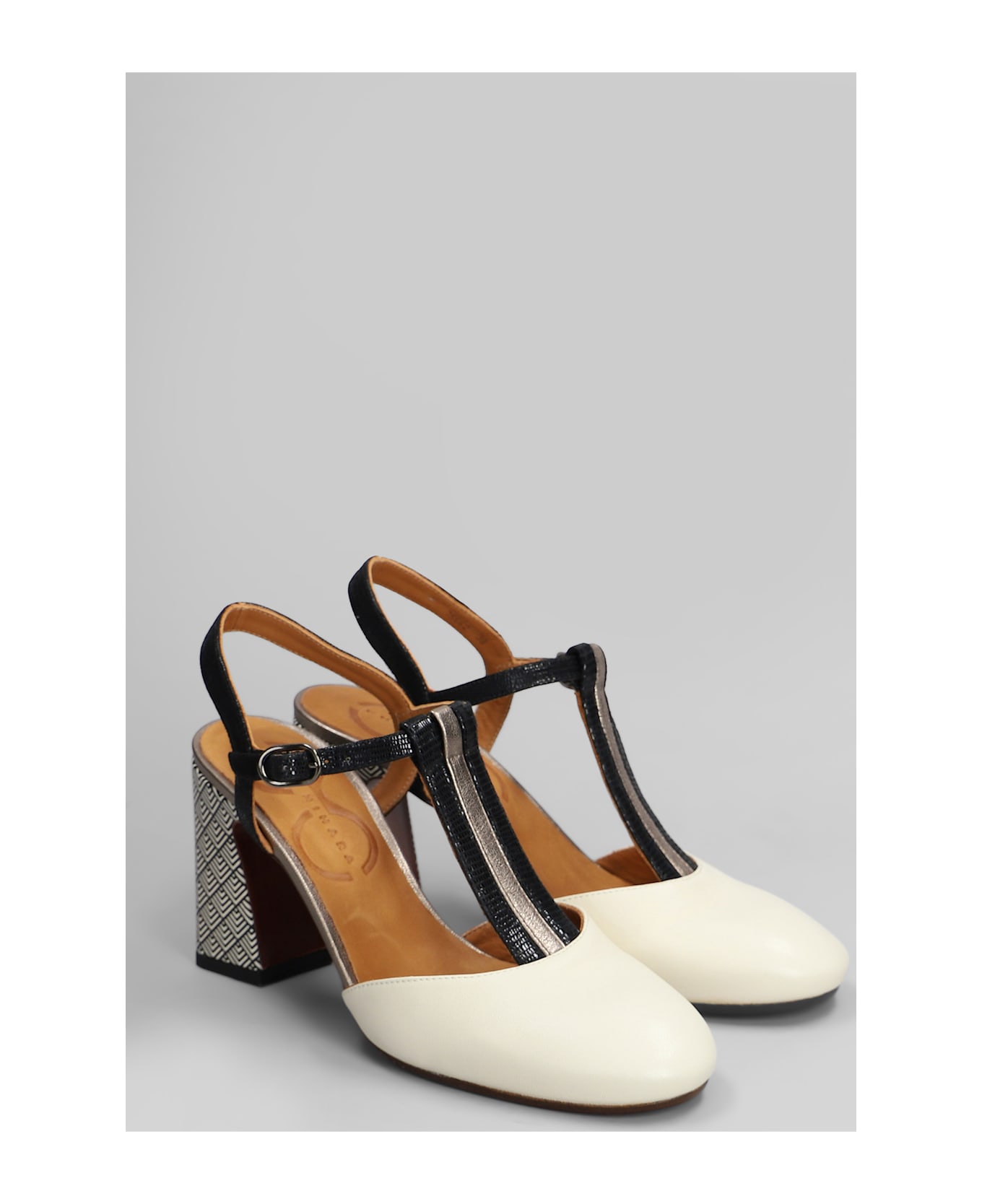 Chie Mihara Pumps In Beige Leather - beige